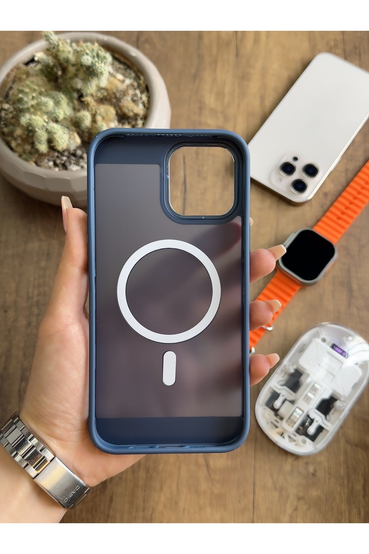 MTL iPhone 13 Pro Max MagSafe Uyumlu Silikon Kılıf Soocase635