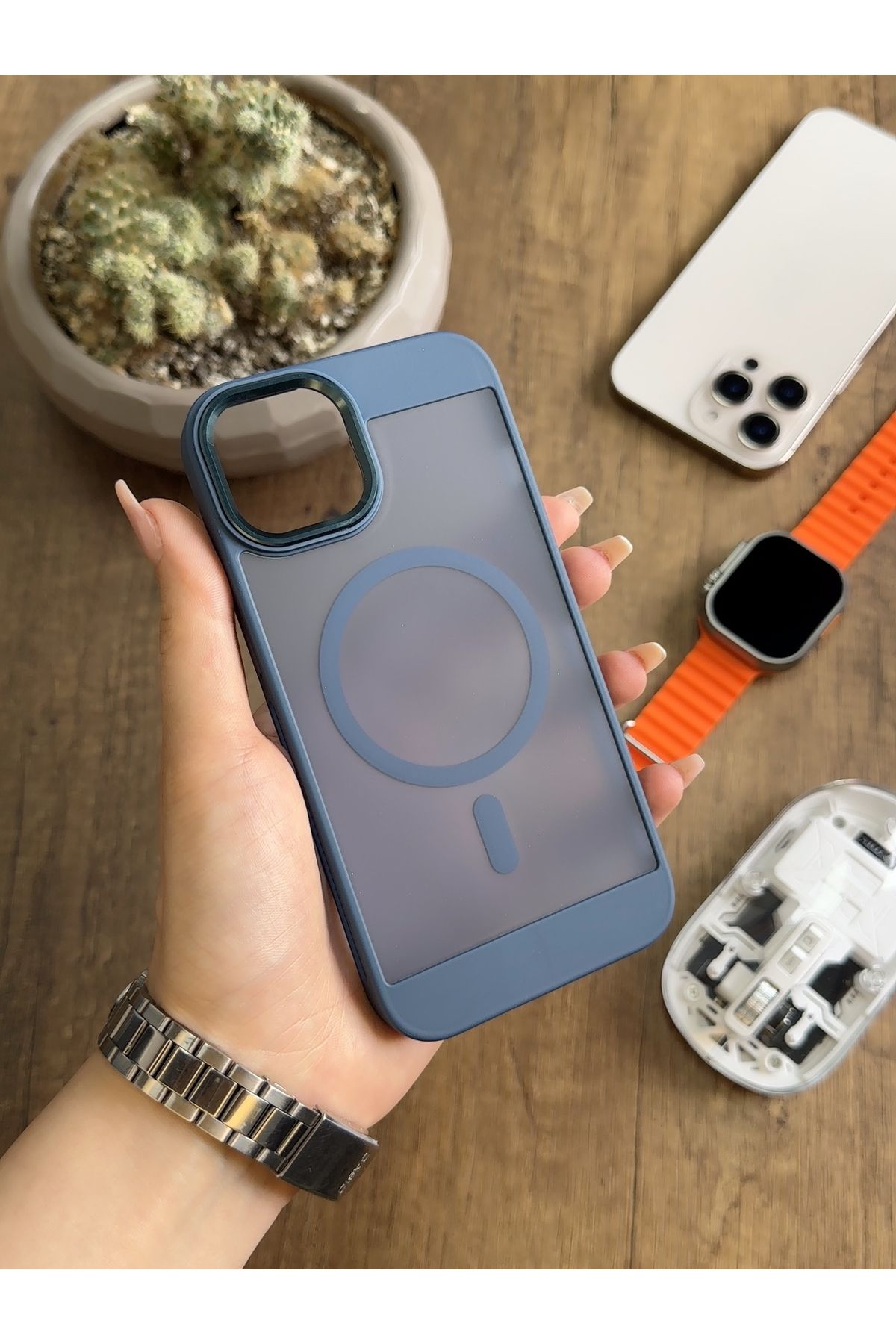 MTL iPhone 13/14 MagSafe Uyumlu Silikon Kılıf Soocase635