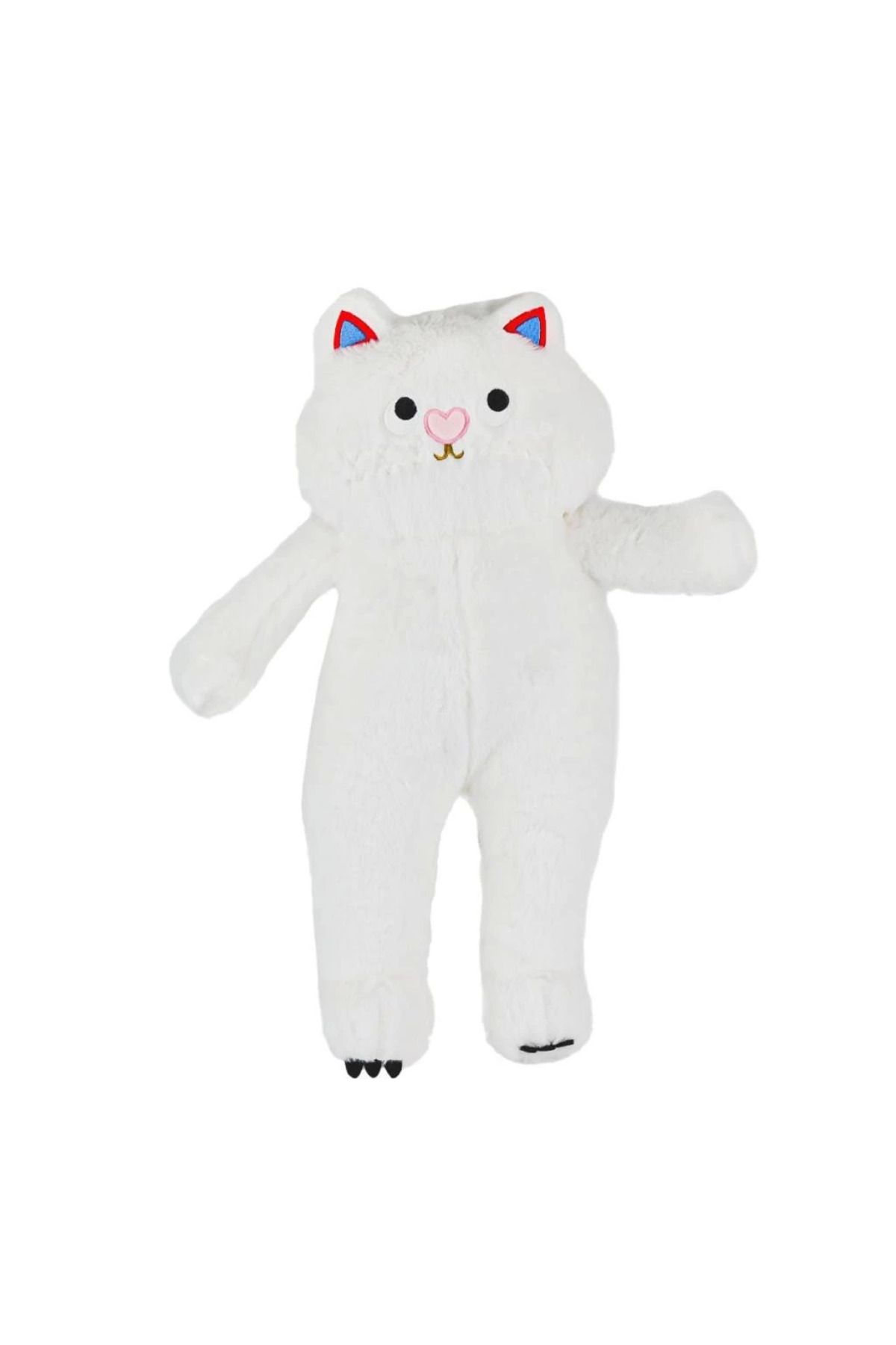 adden BFS 4806 Peluş Uzun Kedi 55 cm Beyaz -My Friend Toys