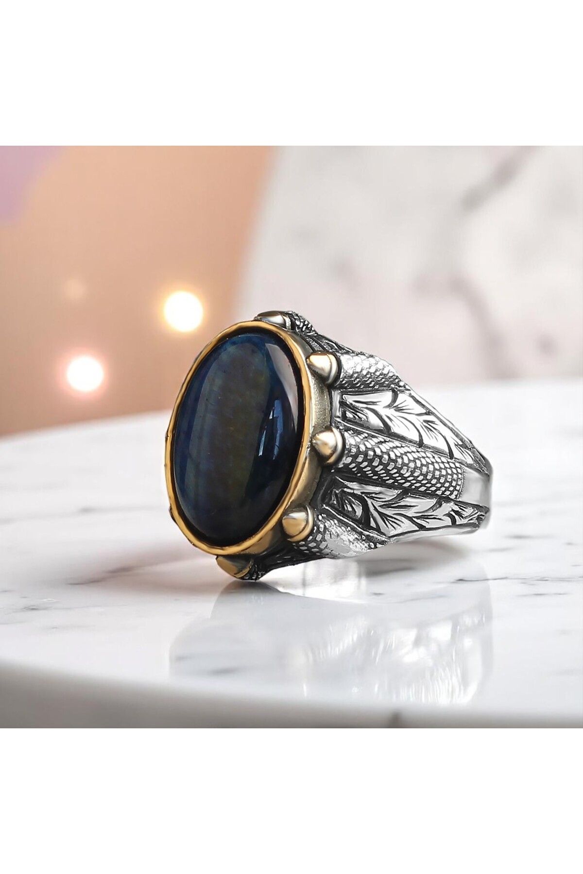 Asteria Jewelry Kaplangözü Taşlı Gümüş Yüzük