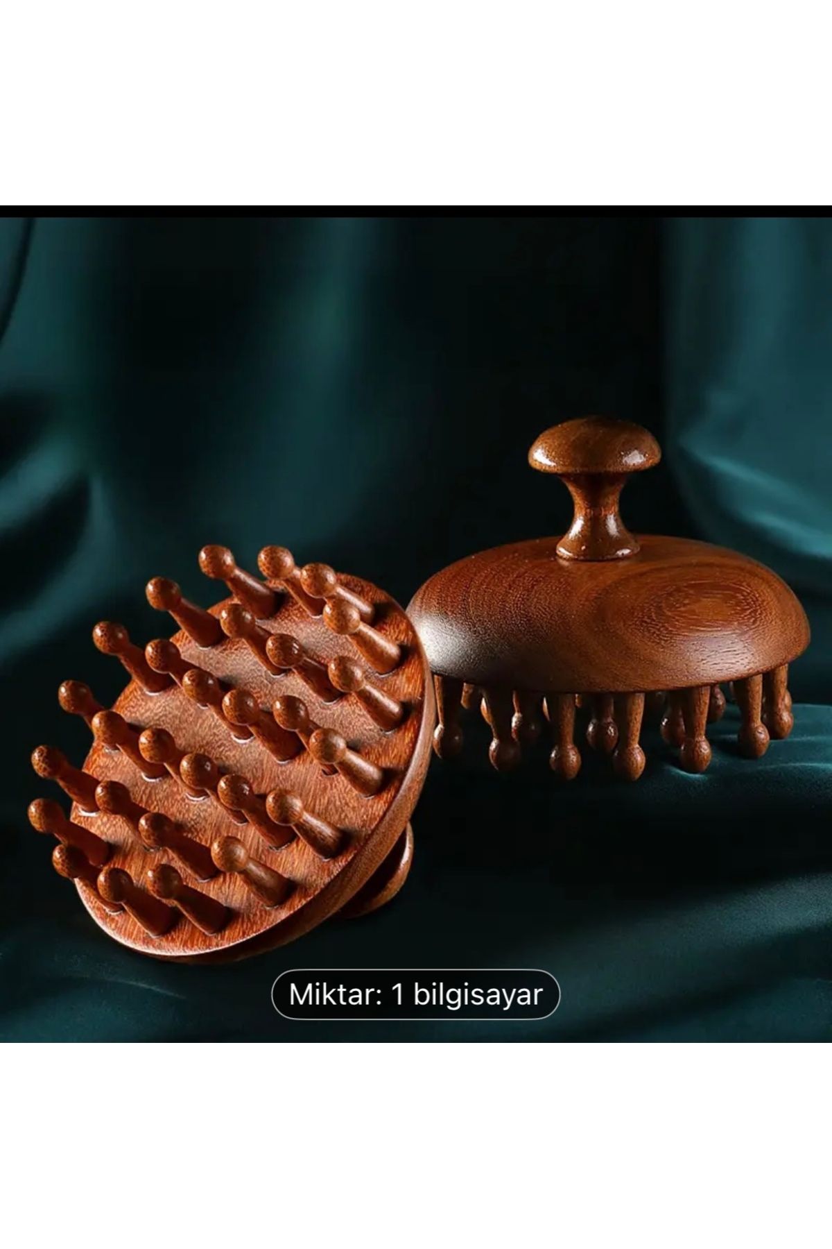 NO BRAND Ahşap masaj tarağı