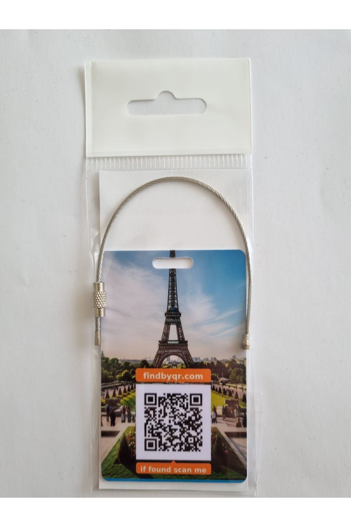 DEMSOFT Bavul Etiketi Qr Kodlu Paris