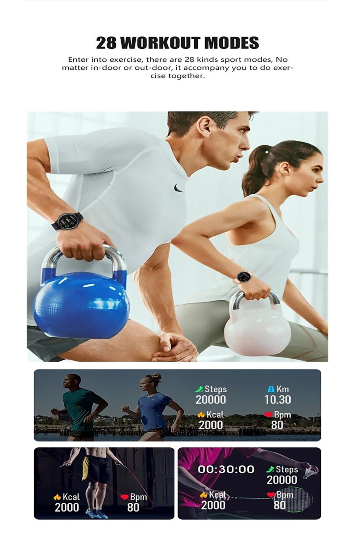 ideal STORE-Ceas SmartWatch GoFit idealStore, Ecran Full Touch 1.3 inch, Rezistent la Apa IP68, Bluetooth, Monit 9
