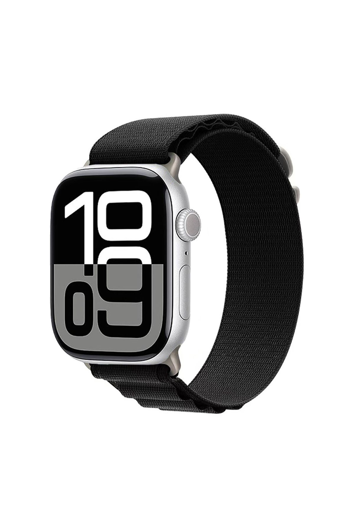 Megafox Teknoloji Apple Watch 10 42mm Uyumlu Zore KRD-74 Hasır Kordon