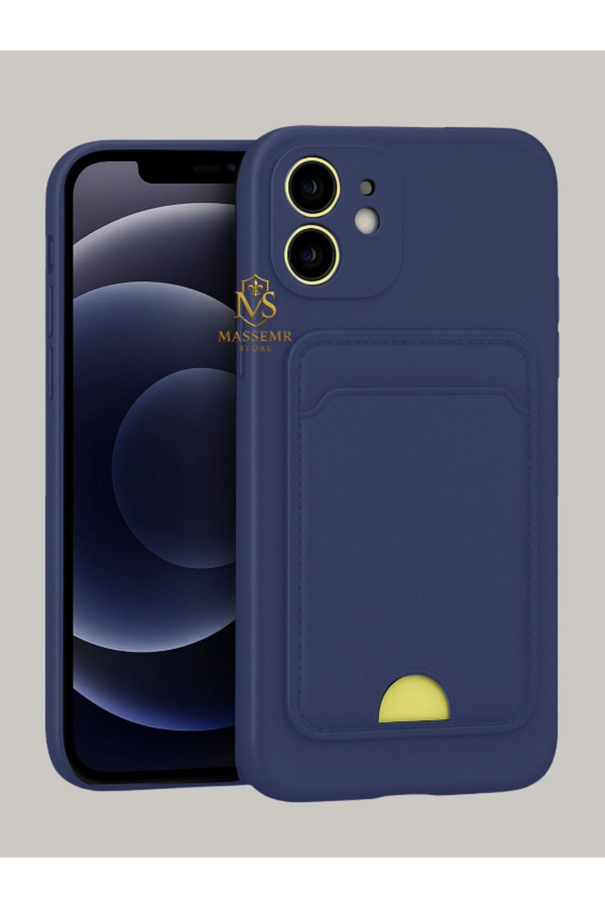 Massemr iPhone 11 Uyumlu Kart Cepli Yumuşak Silikon Kılıf – Fonksiyonel ve Şık Koruma