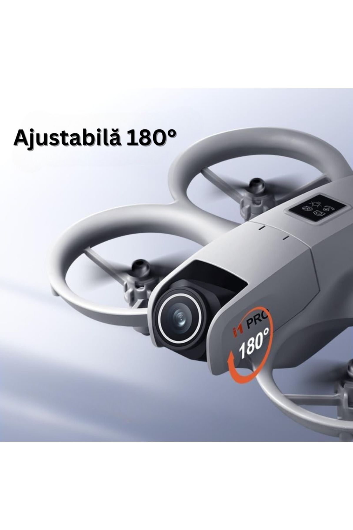 Velixo-Mini dronă cu telecomandă i1 Pro, cameră video WiFi, evitarea obstacolelor, rotație la 360°, 2 baterii 3