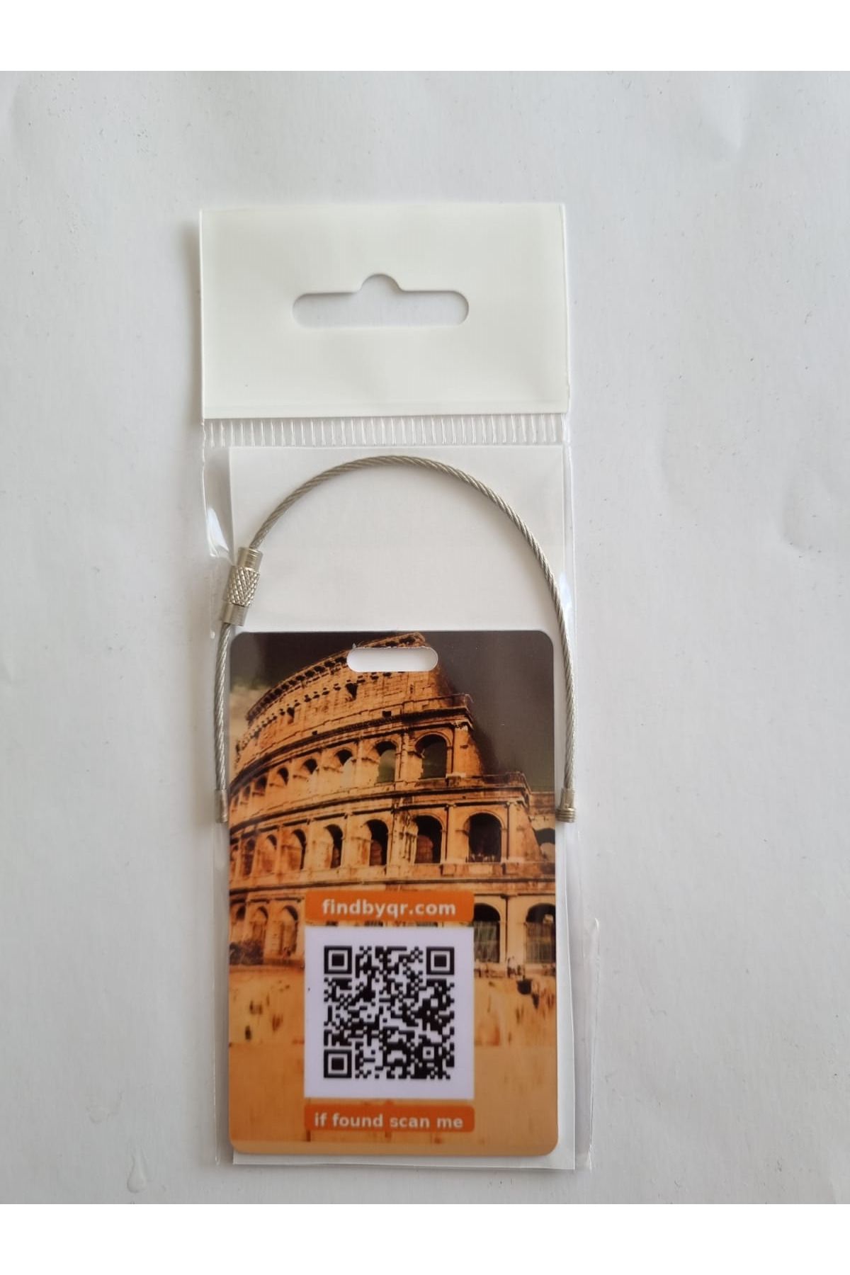 DEMSOFT Bavul Etiketi Qr Kodlu Roma