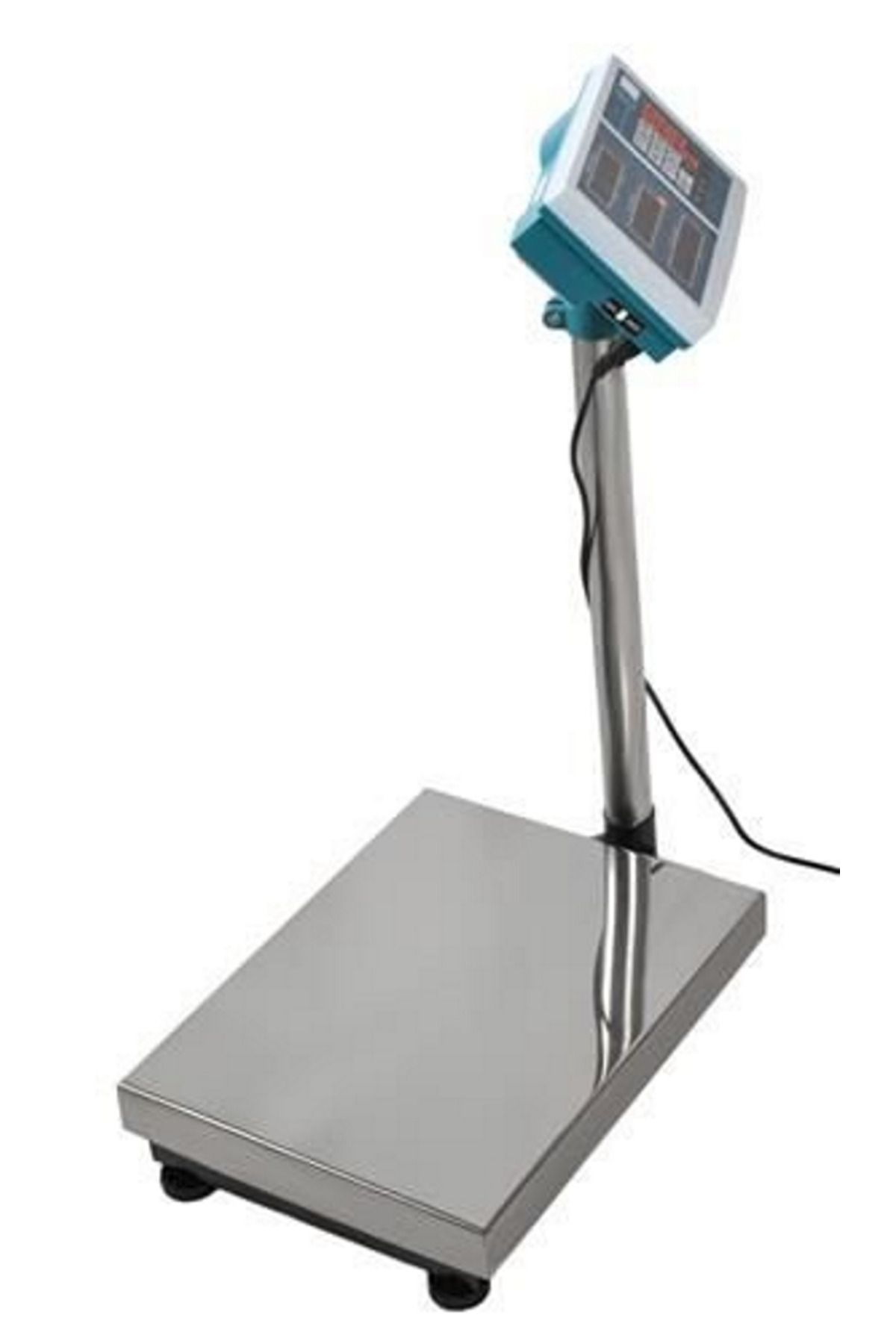 ideal STORE-idealSTORE Electronic Scale, Illuminated LCD DISPLAY, Dimensions 65 x 30 x 40 cm, Adjustable Feet, 9