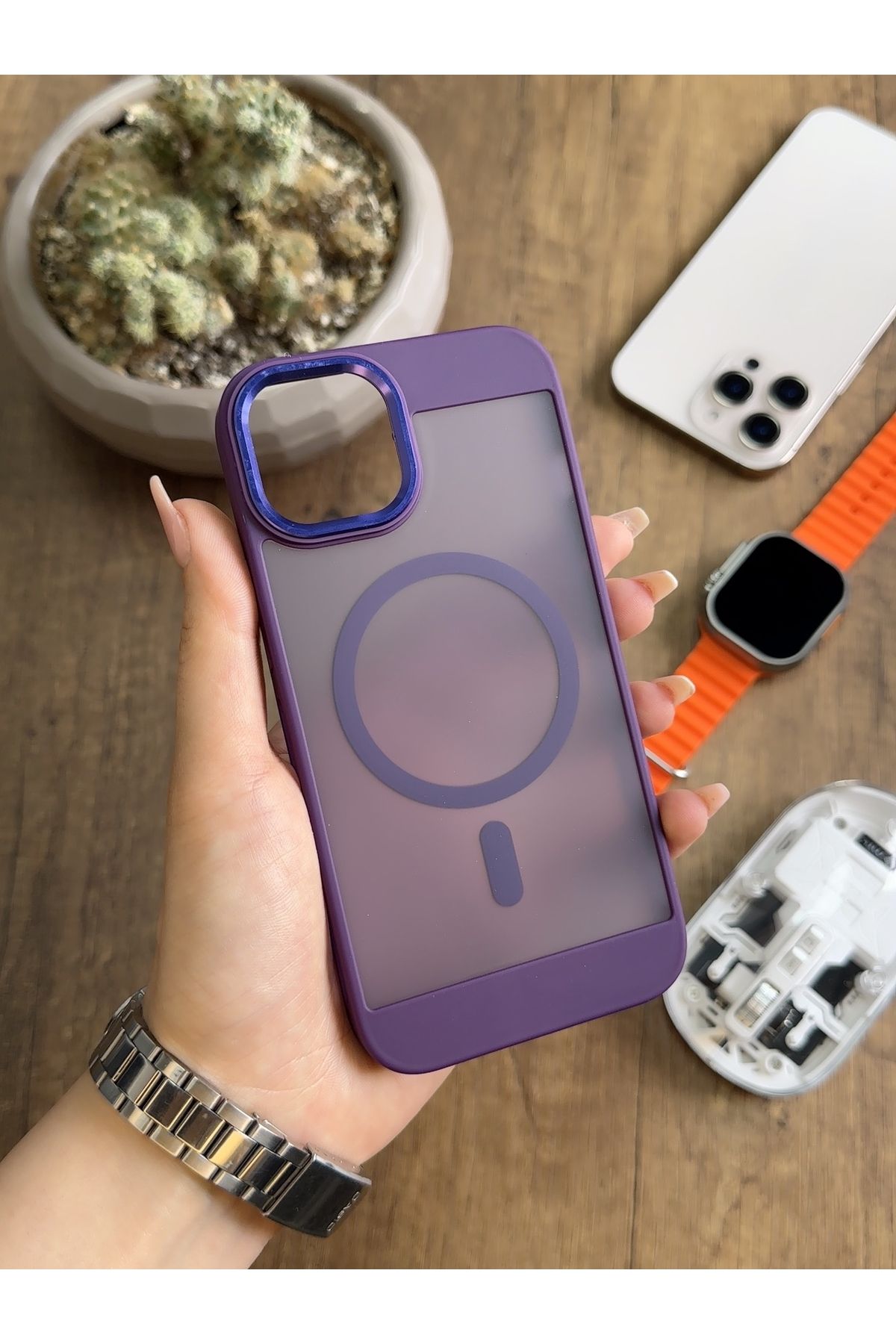 MTL iPhone 13/14 MagSafe Uyumlu Silikon Kılıf Soocase635