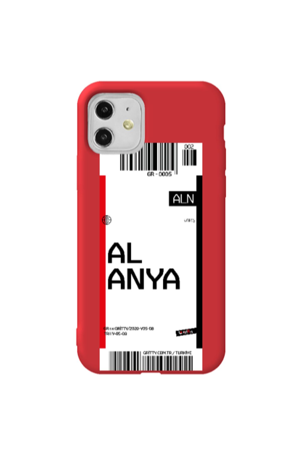 Cach Cach Apple iPhone 11 Alanya Kırmızı Renkli Silikon Telefon Kılıfı