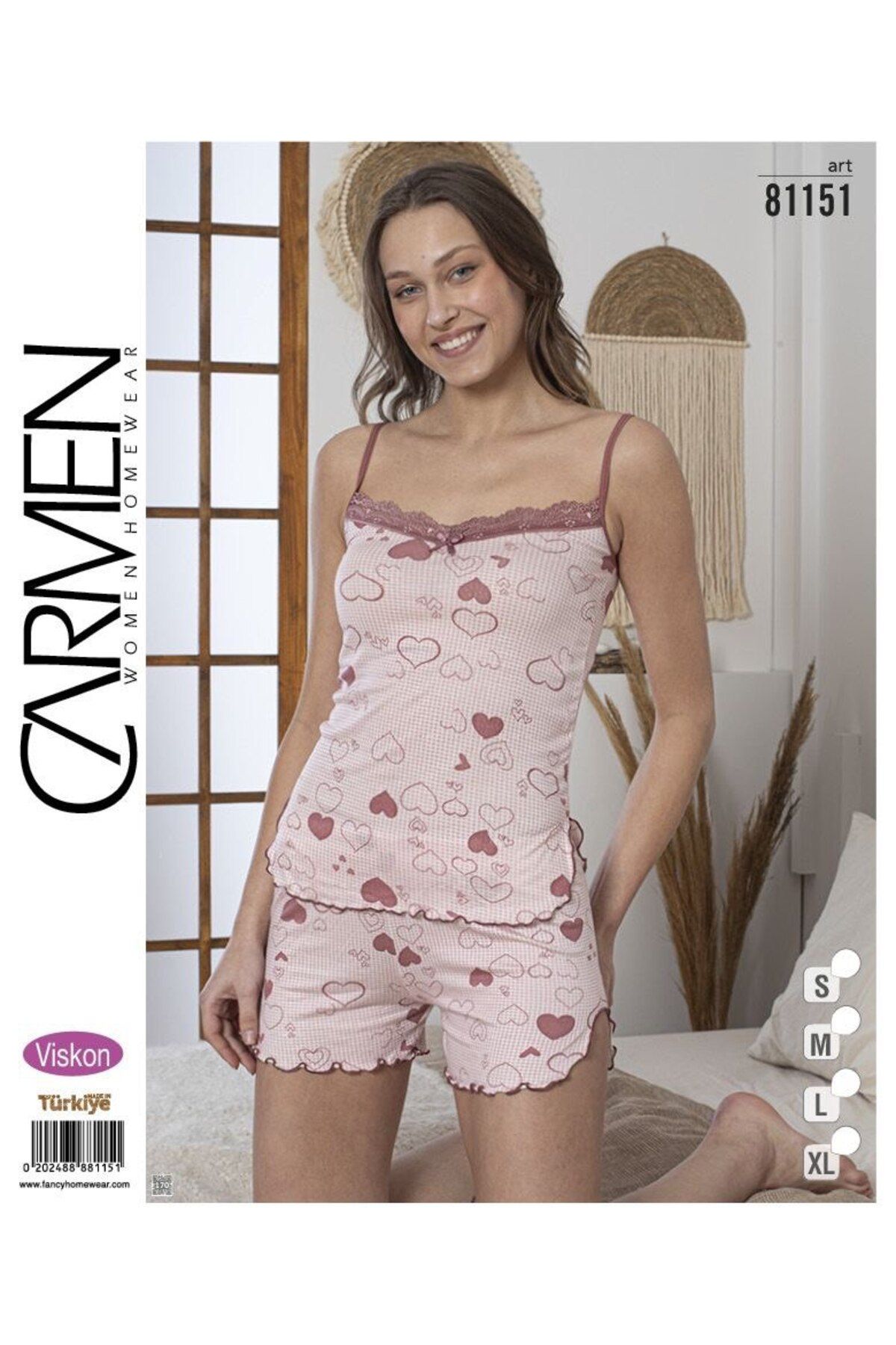 Carmen Pijama şort takımı