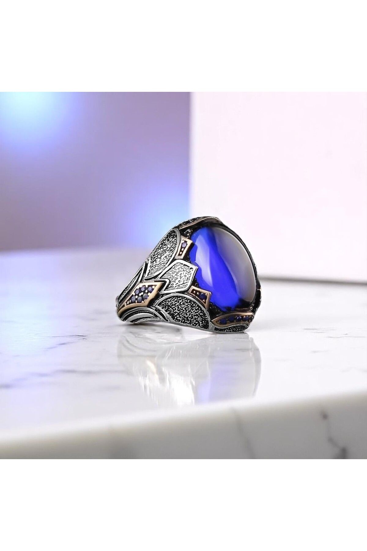 Asteria Jewelry Kaplangözü Taşlı Gümüş Yüzük