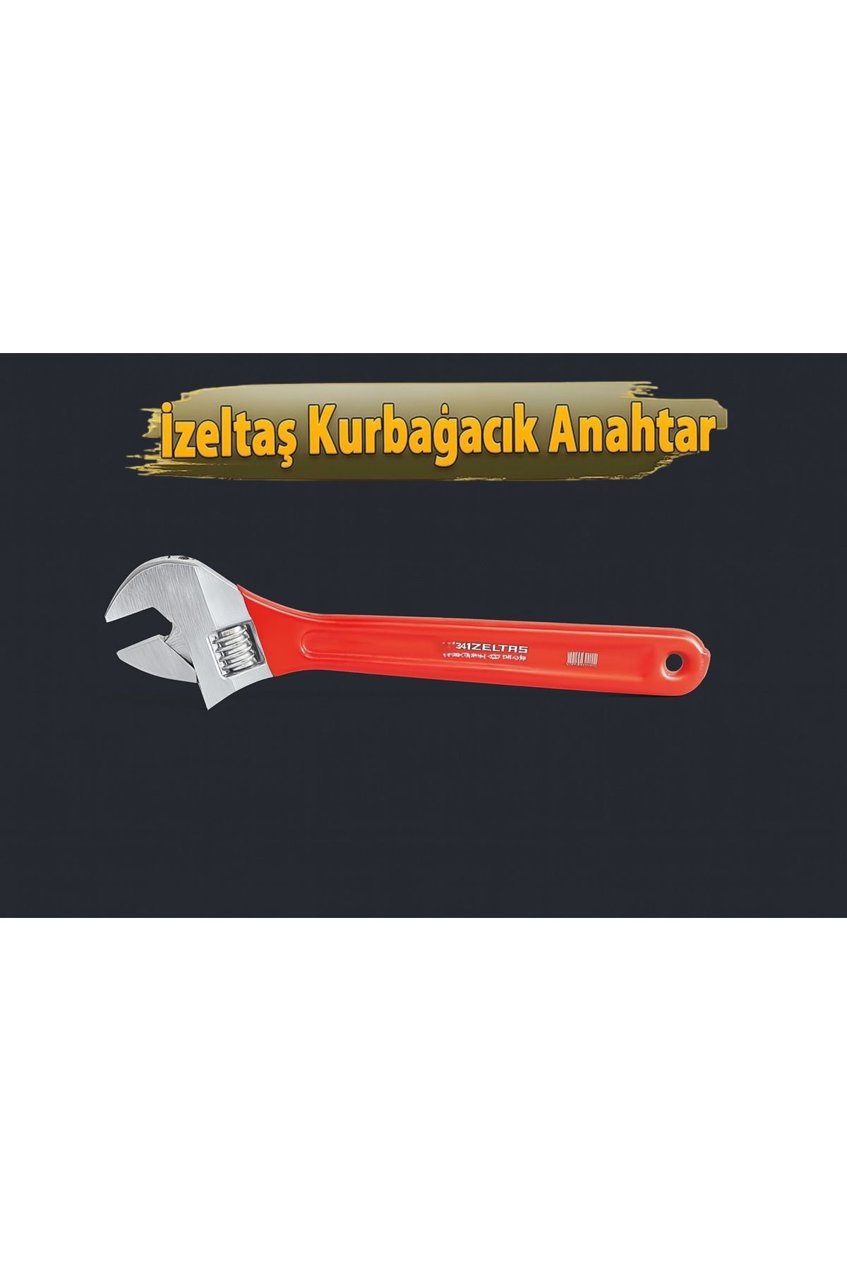 İzeltaş İzeltaş Kurbağacık Anahar 12'' Krom Kaplı Pvc İzoleli Anahtar