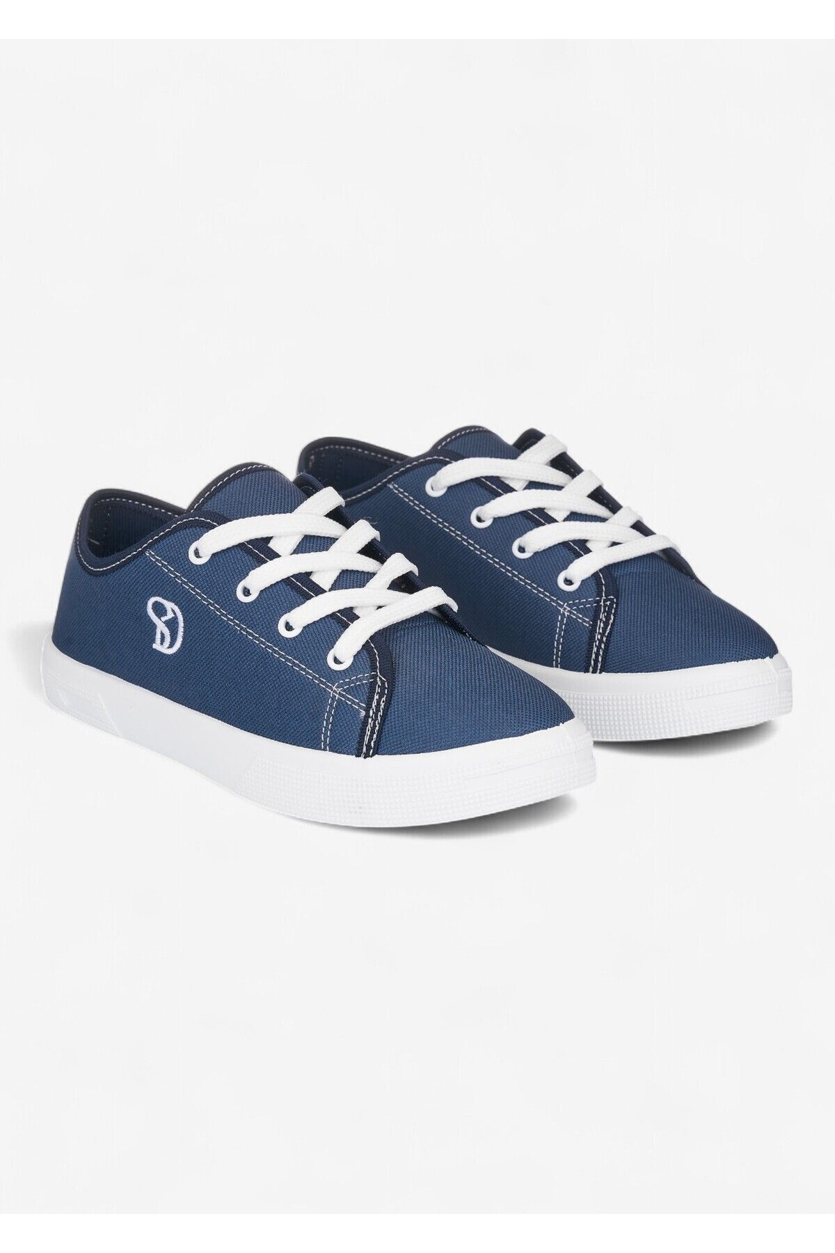 SOLDOY Kadın Lacivert Bağcıklı Rahat Casual Zenne Spor Ayakkabı Sneaker