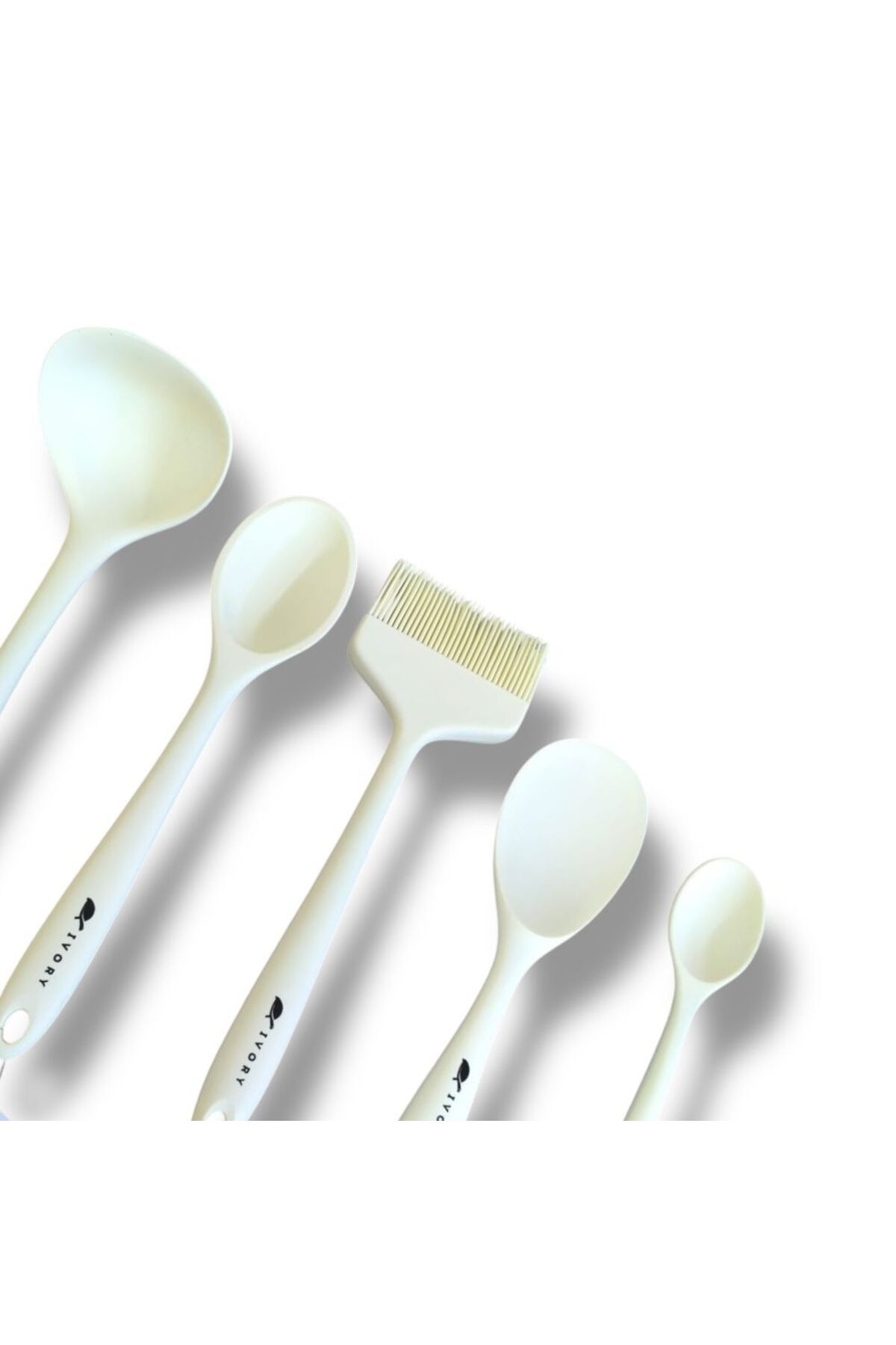 Gead BLACKSERİES5 Premium Silikon Kaşık & Sos fırçası & Kepçe