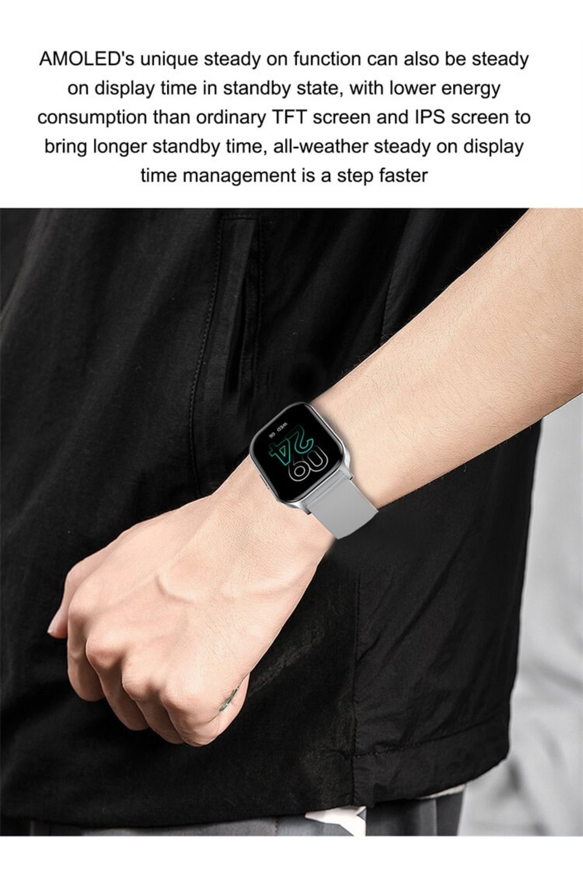 ideal STORE-Smartwach XiaWatch idealSTORE, ecran AMOLED, Efectuare Apel Bluetooth HD, NFC, Asistent Vocal, Monit 9