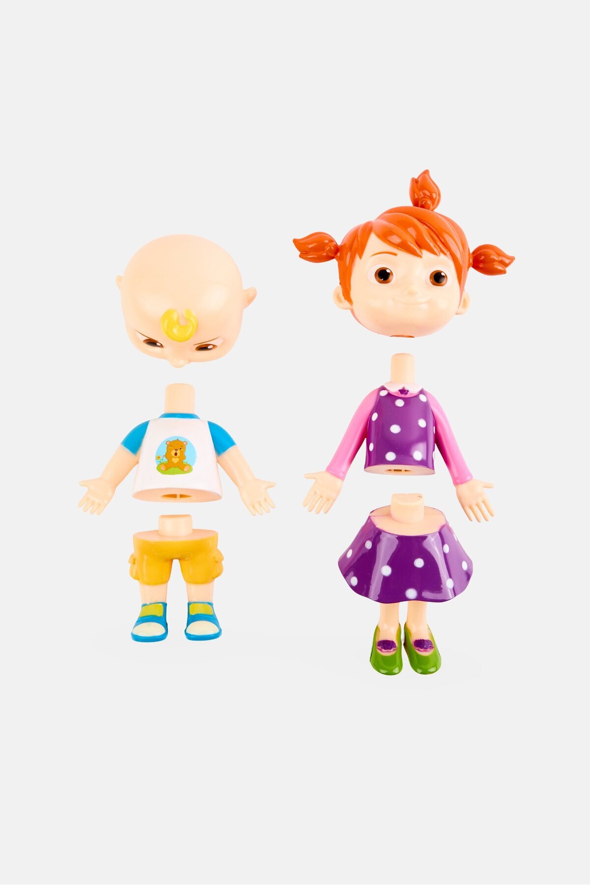 Cocomelon-3 Pieces To Connect Stacking Character Toy 3