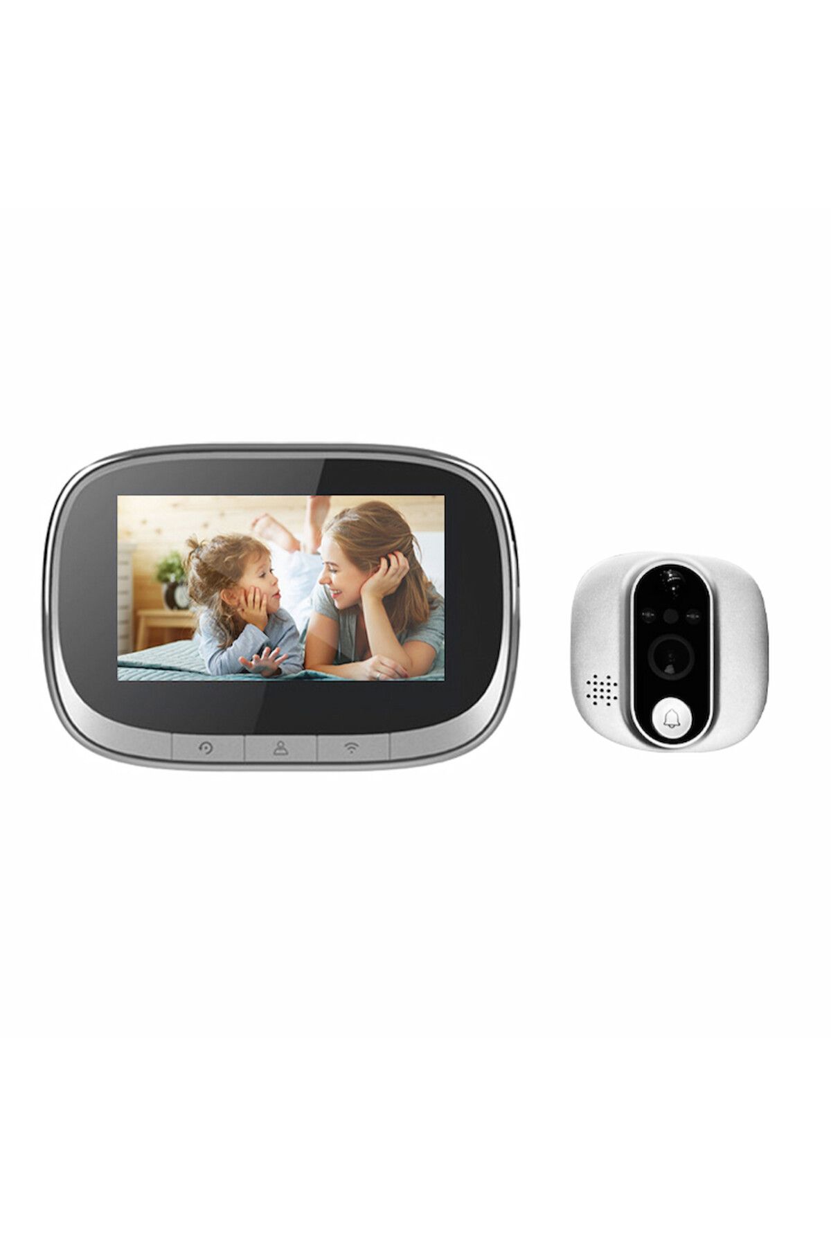 YECO PD-10 Akıllı Görüntülü Kapı Zili – Kablosuz, Tuya Uyumlu, 1080P Güvenlik Kameralı Zil