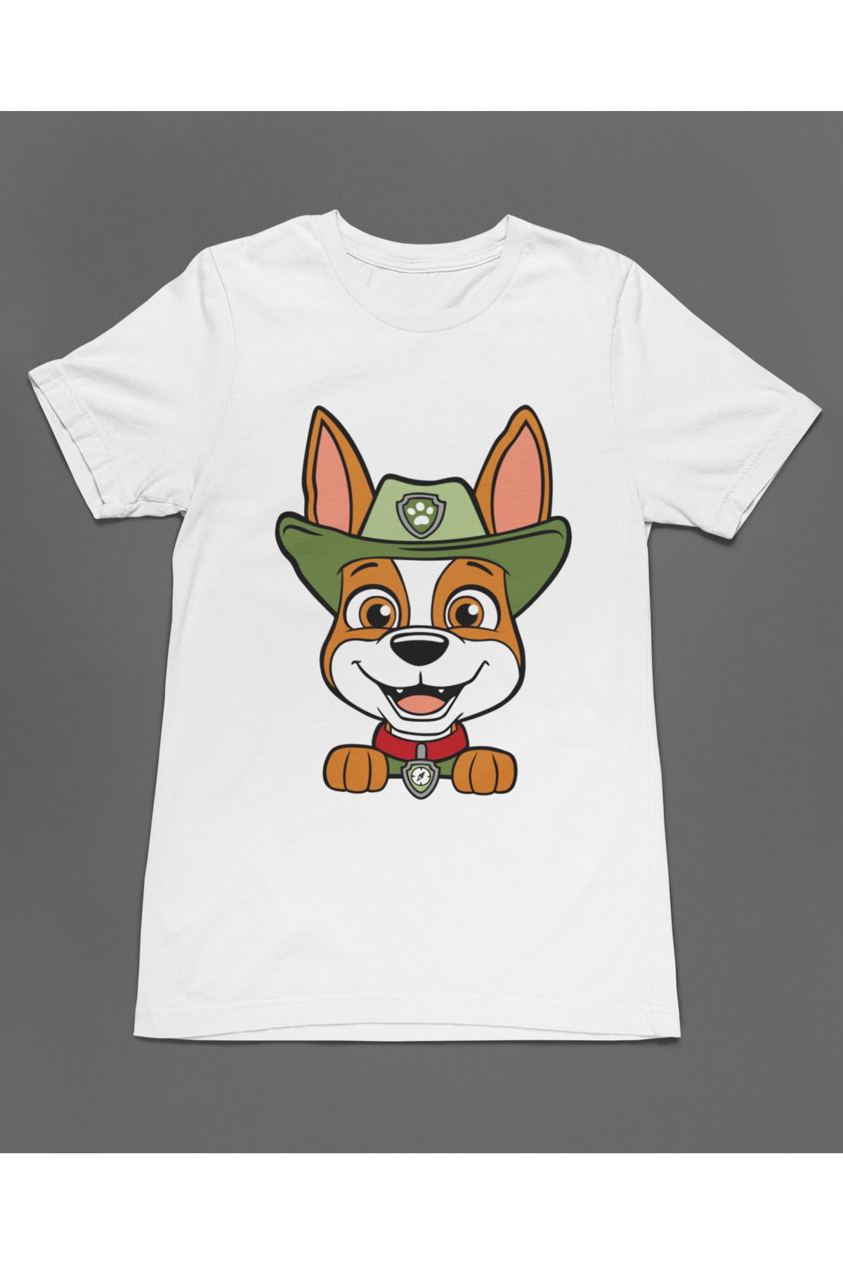 Bumeta Orman Kaşifi Tracker Paw Patrol Unisex Tişört T-Shirt