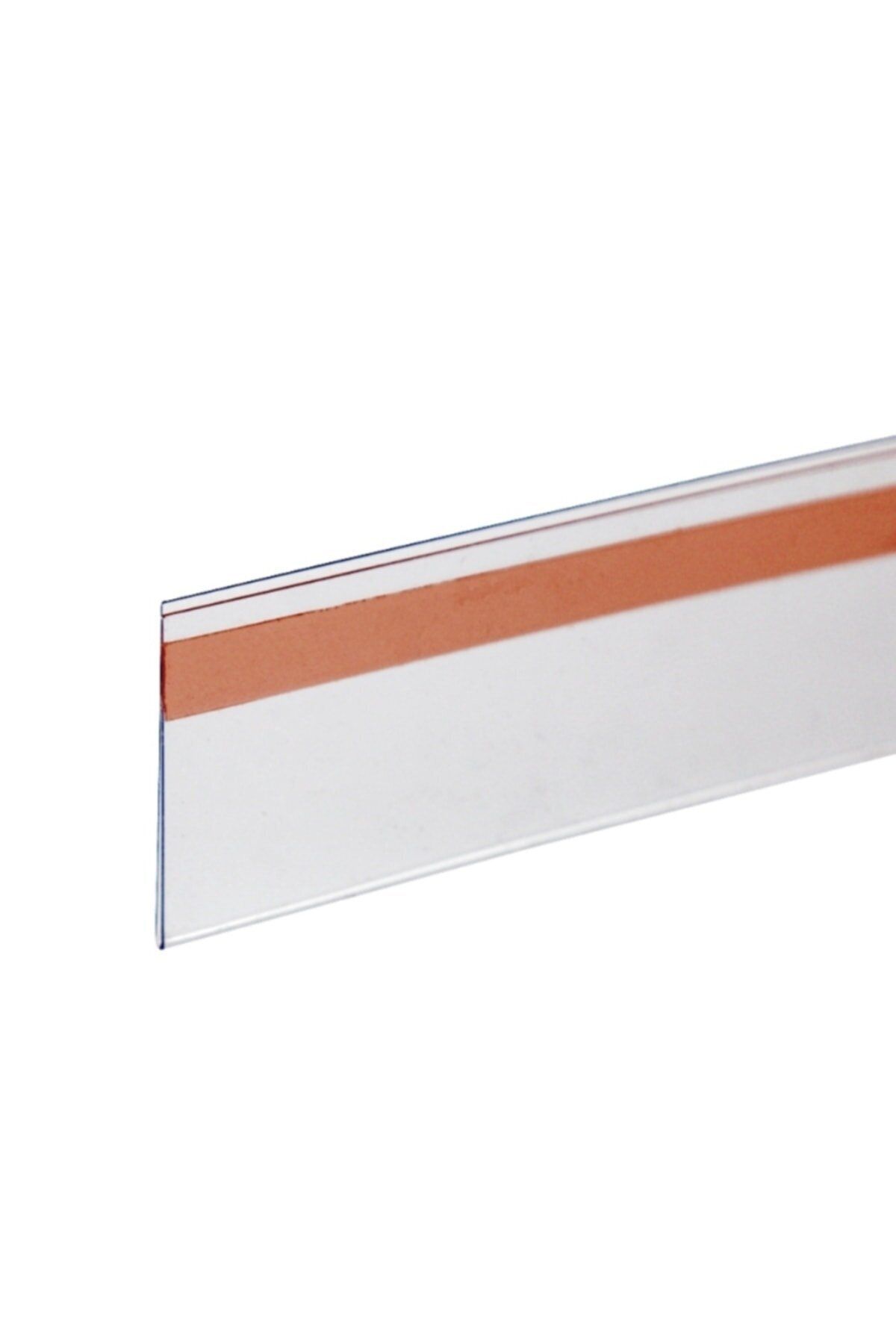 RafBurada 100 CM Yapışkanlı Plastik Fiyat Etiketliği -3Cm 10 ADET