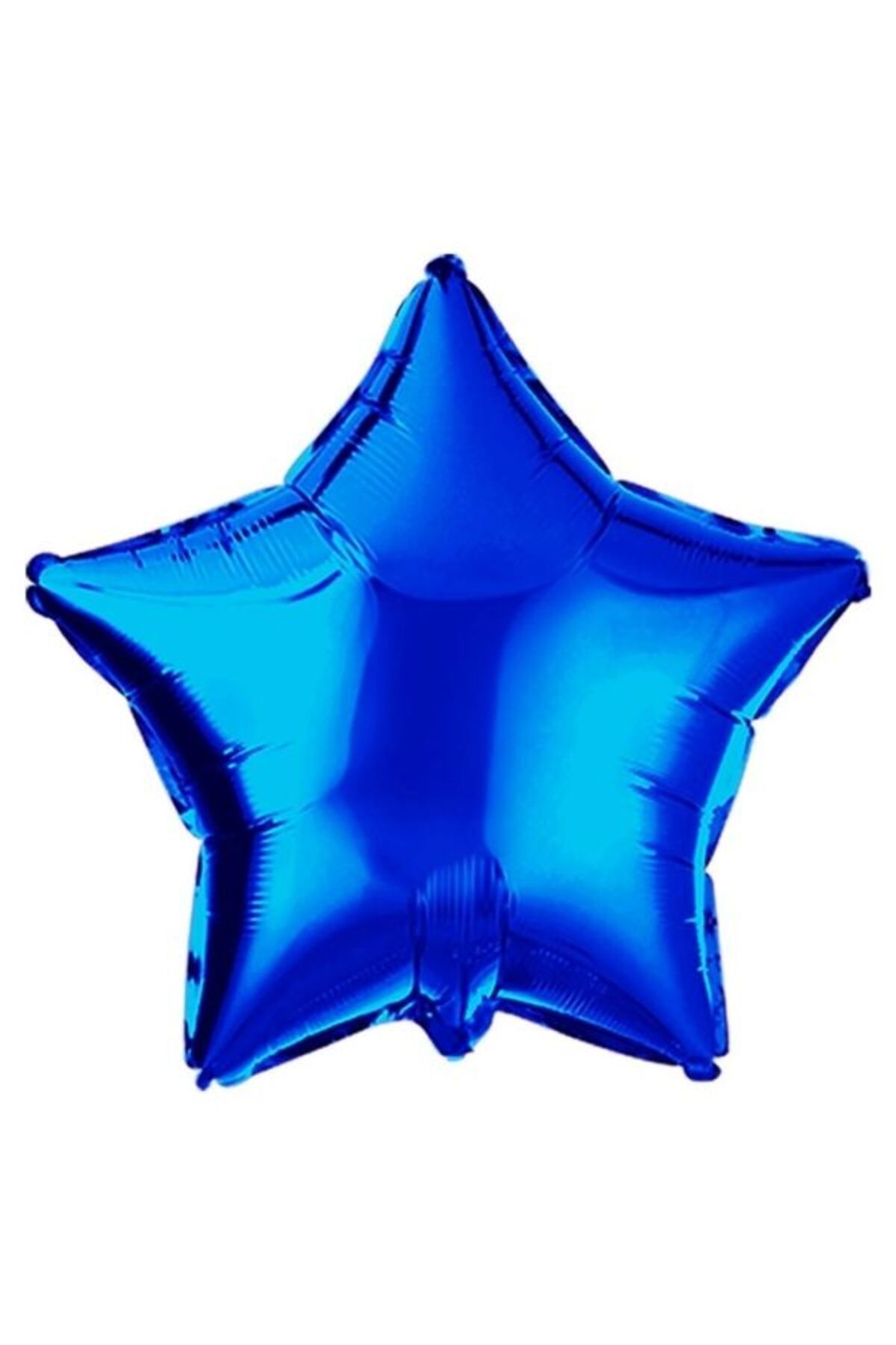 PartiCompany ⭐️ Koyu Mavi Yıldız Şekilli Folyo Balon