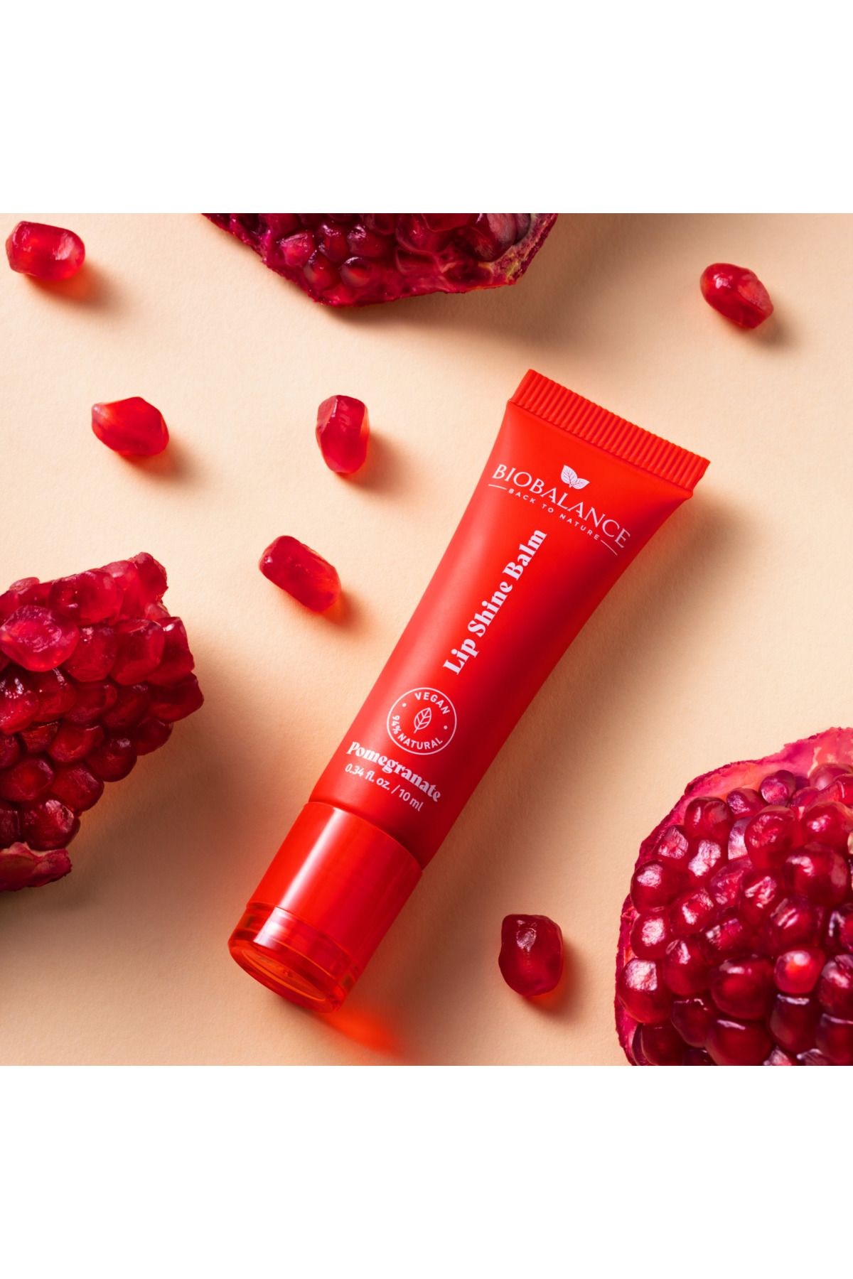 probio balance-Lip balm with glossy effect, Pomegranate, BioBalance, 10 ml 3