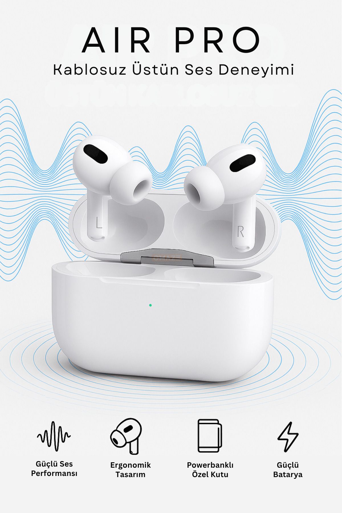 Omaze Air Pro Bluetooth Kablosuz Kulaklık İos ve Android Uyumlu Yeni Sürüm