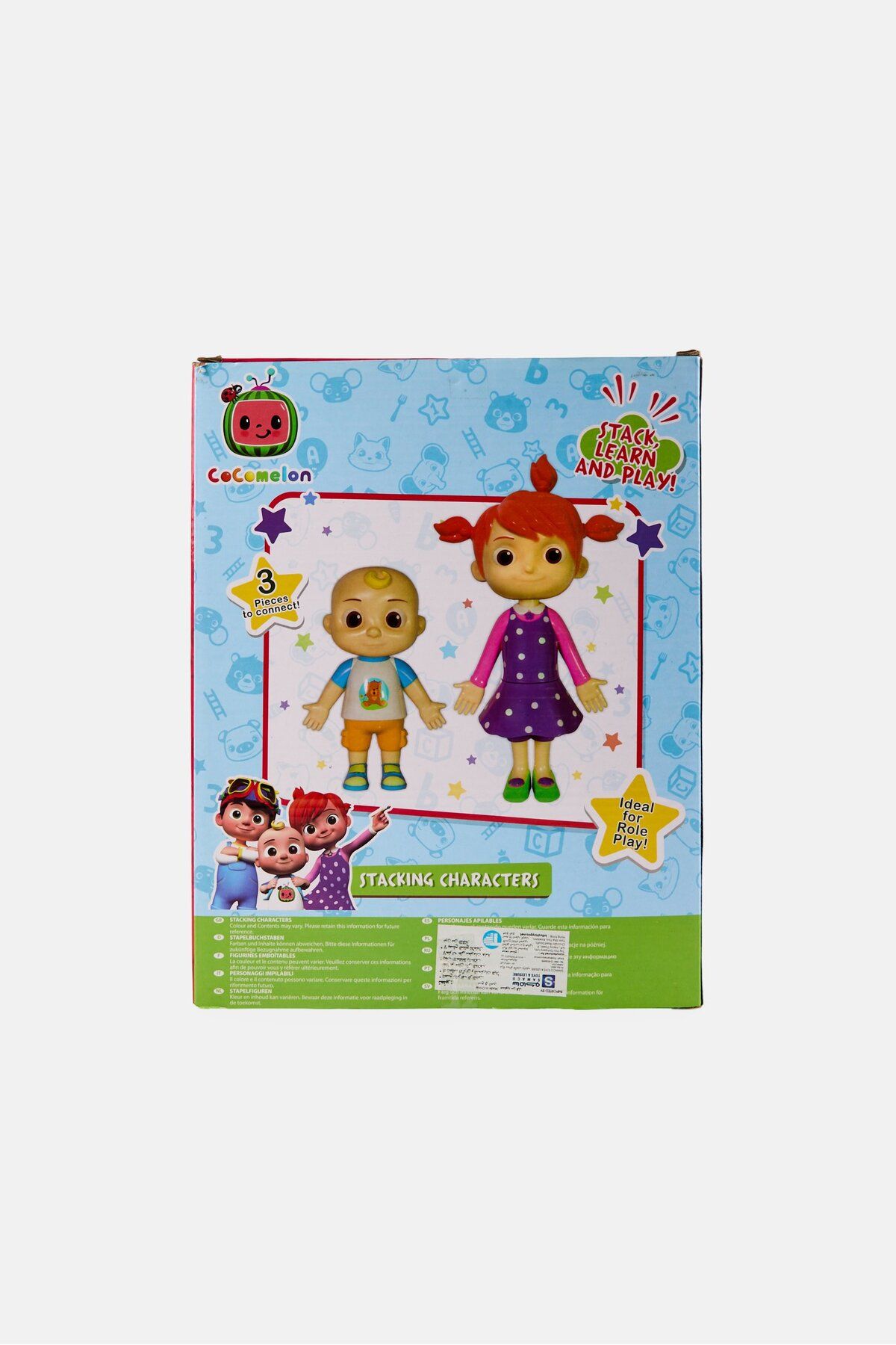 Cocomelon-3 Pieces To Connect Stacking Character Toy 2