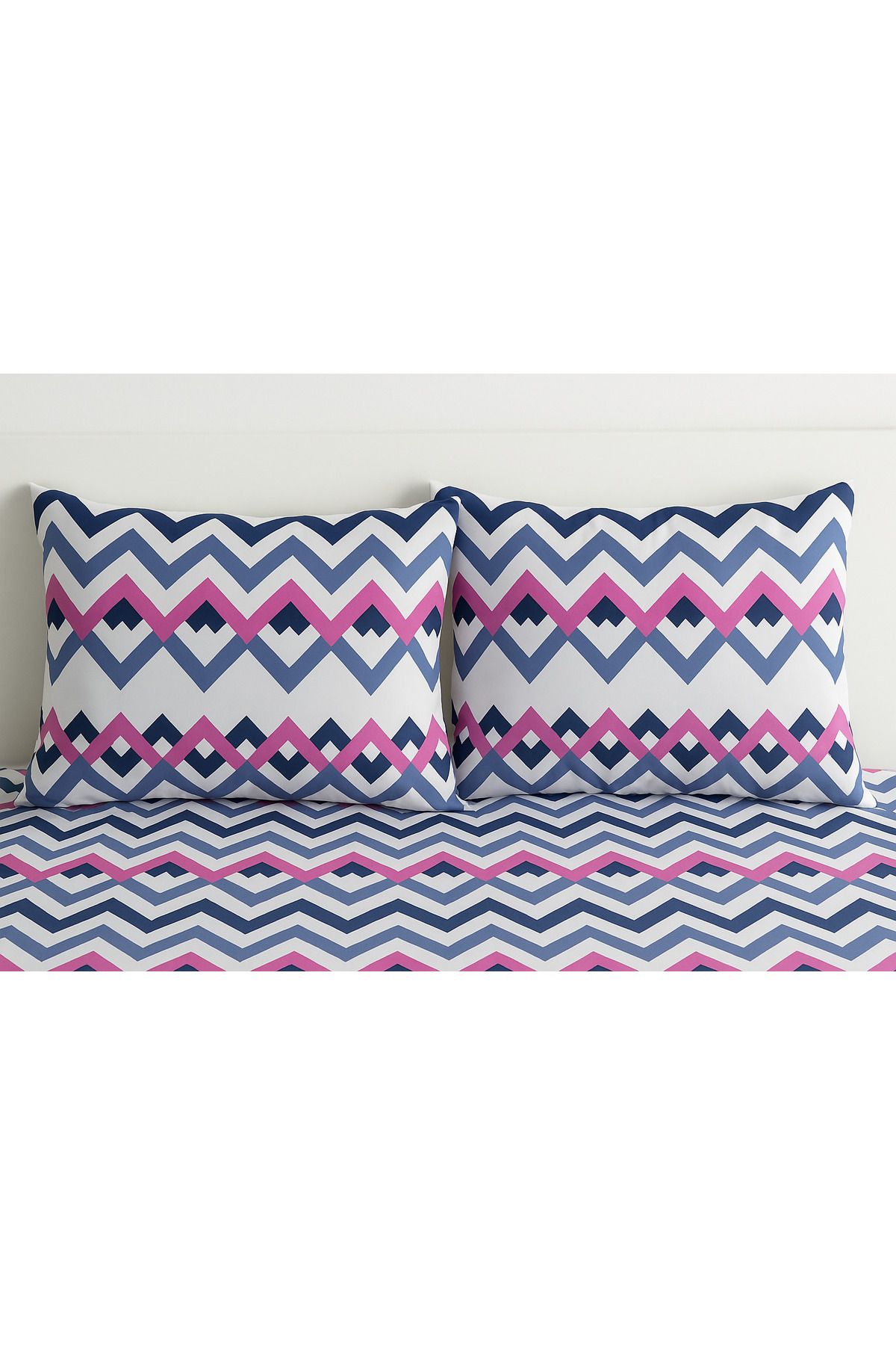 MERTİM-Zigzag Patterned 2-Piece Pillow Case 2