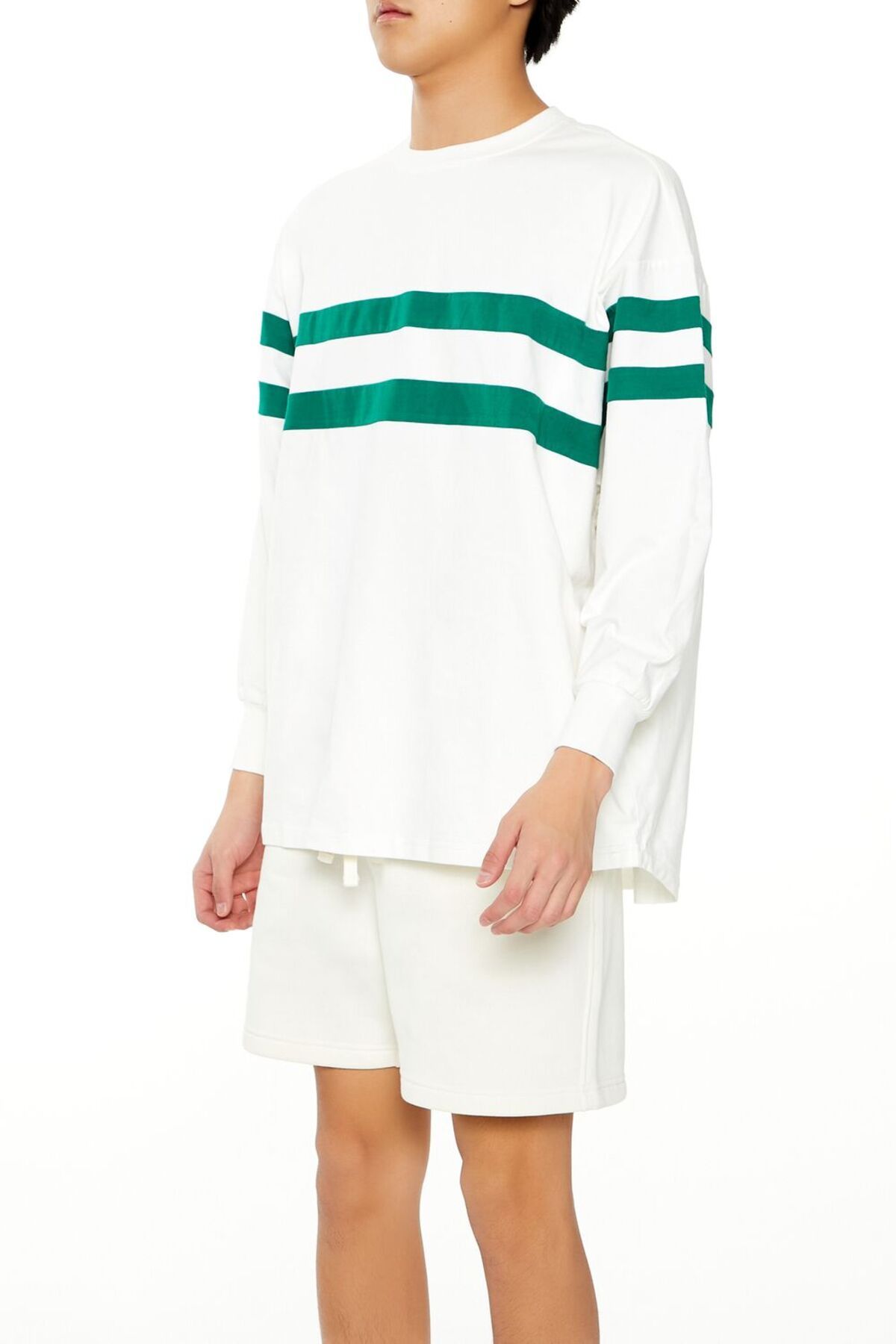 Forever 21 Active Çizgili Sweatshirt