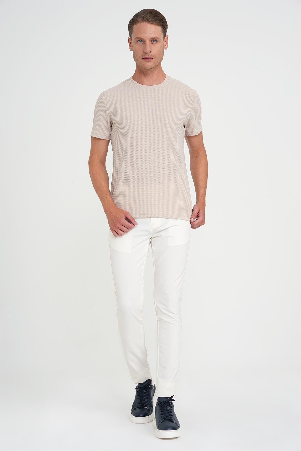 Efor P 1197 PANTOLON SLİM FİT BEYAZ CASUAL