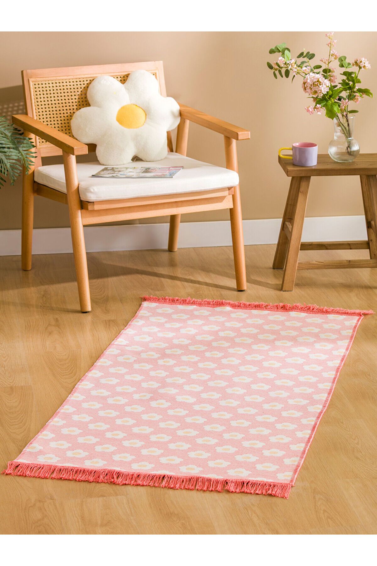 LC Waikiki LCWK Desenli Çift Taraflı Halı 80x150 cm