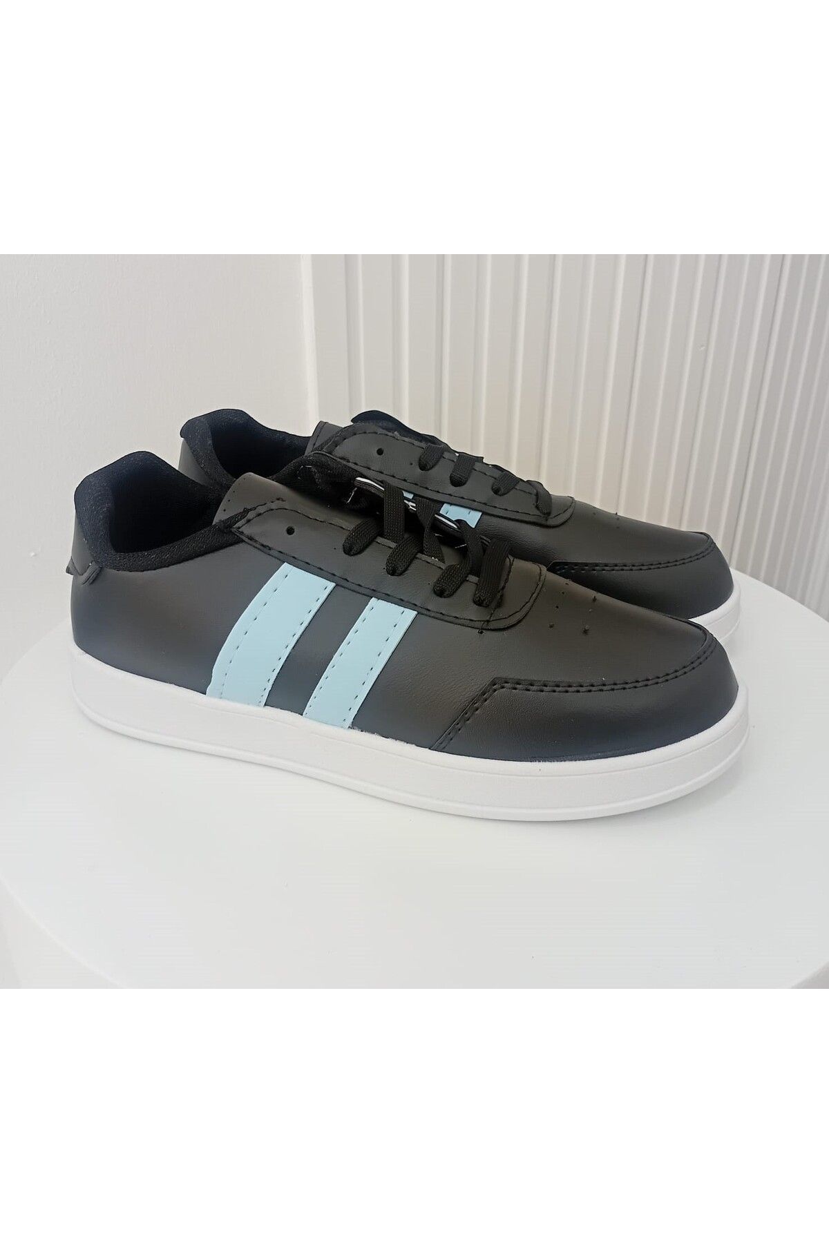 Klay Shoes İki Bantlı Unisex Günlük Hafif Taban Sneaker Spor Ayakkabı