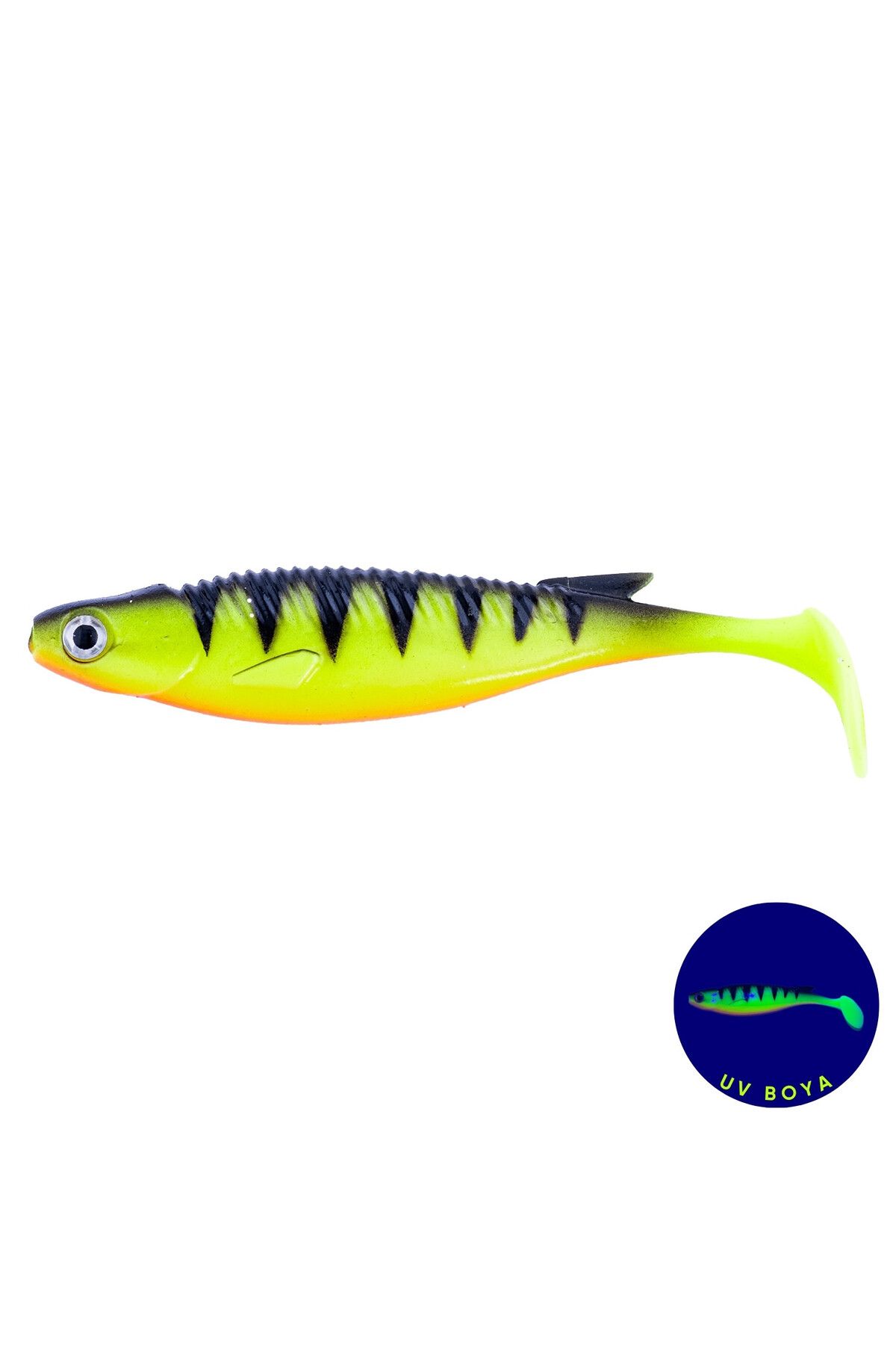 Fishack Silikon Balık - 10g 100mm - Fishack PredatorX - UV Boyalı - Twitch