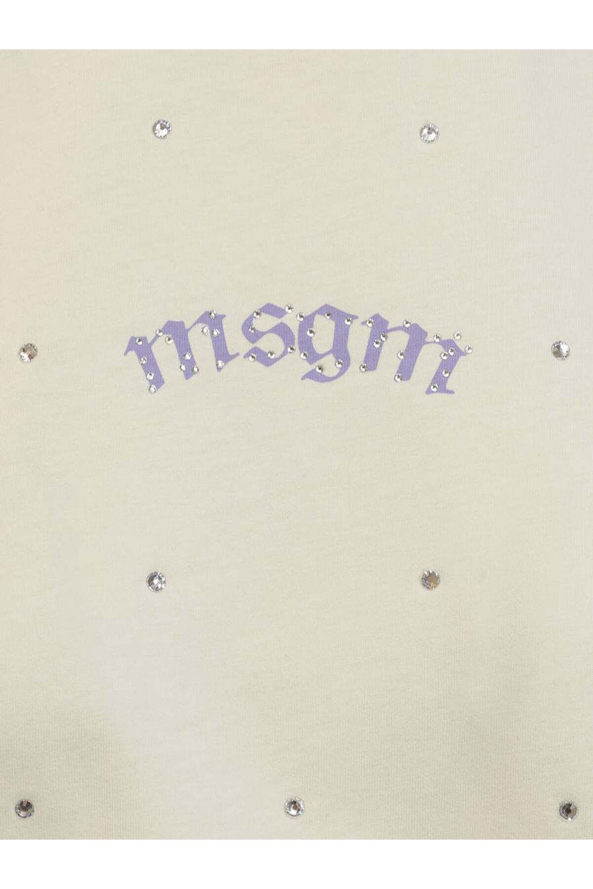 MSGM-Msgm T-Shirt With Logo 3
