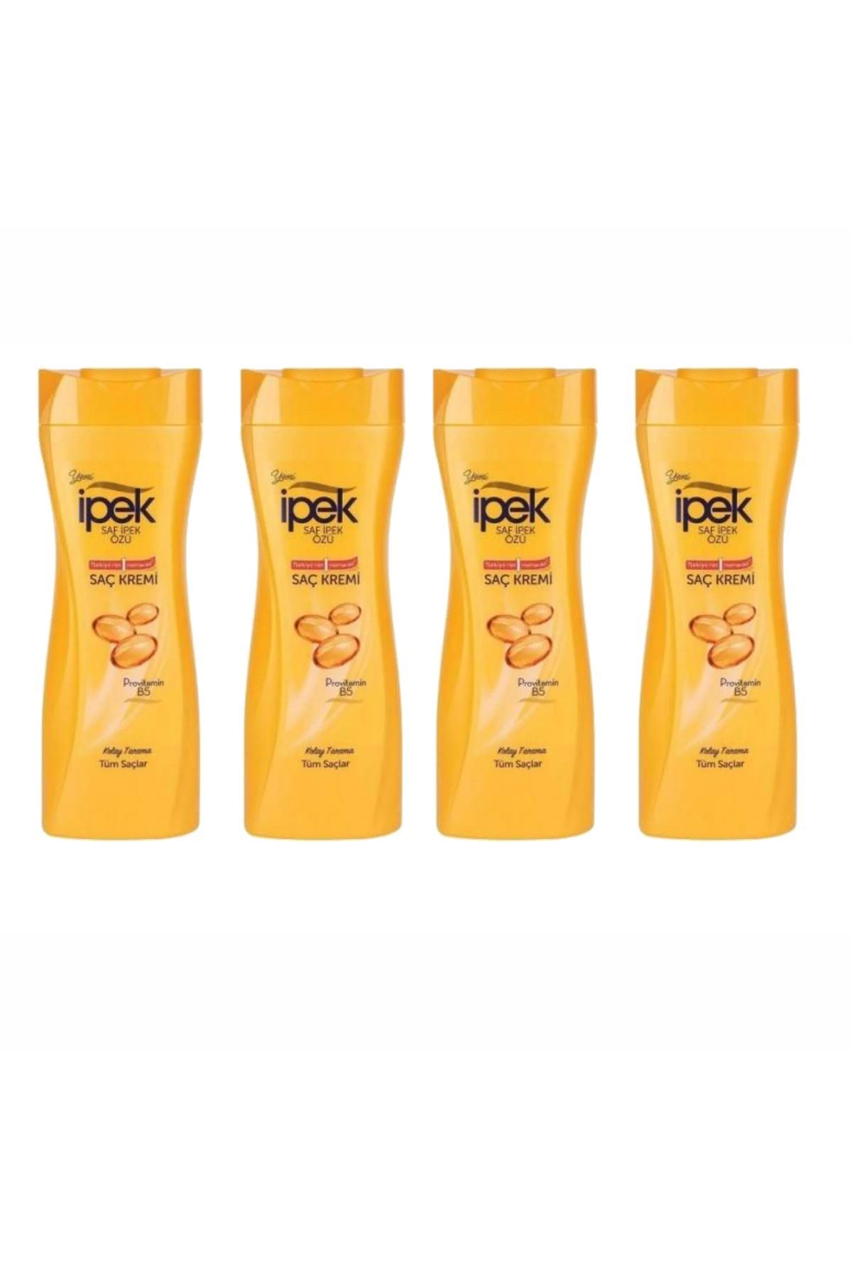İpek İpek Saç Kremi 480 ml Tüm Saçlar Için Pro Vitamin B5 x4