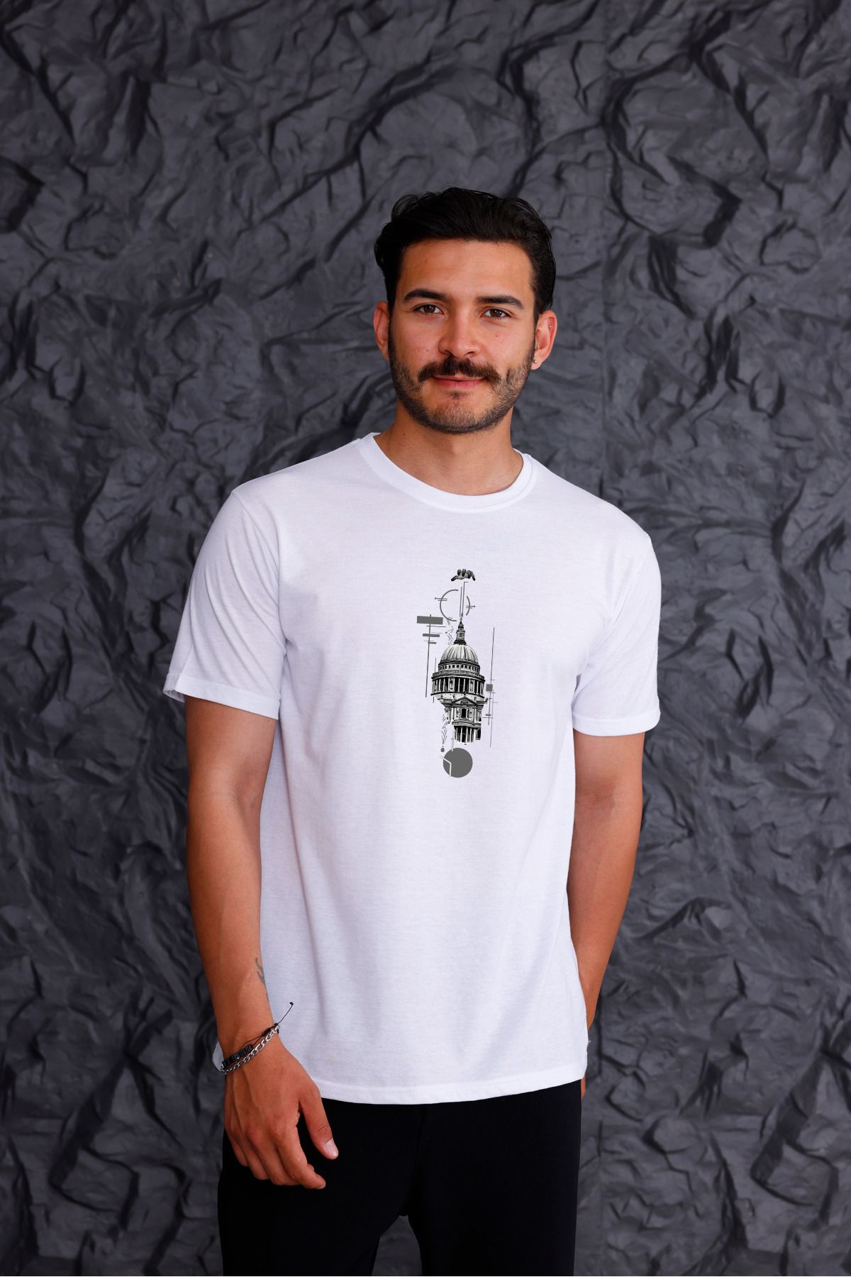 Butik VESTIS CL. 'St.Paul' Baskılı Basic T-shirt