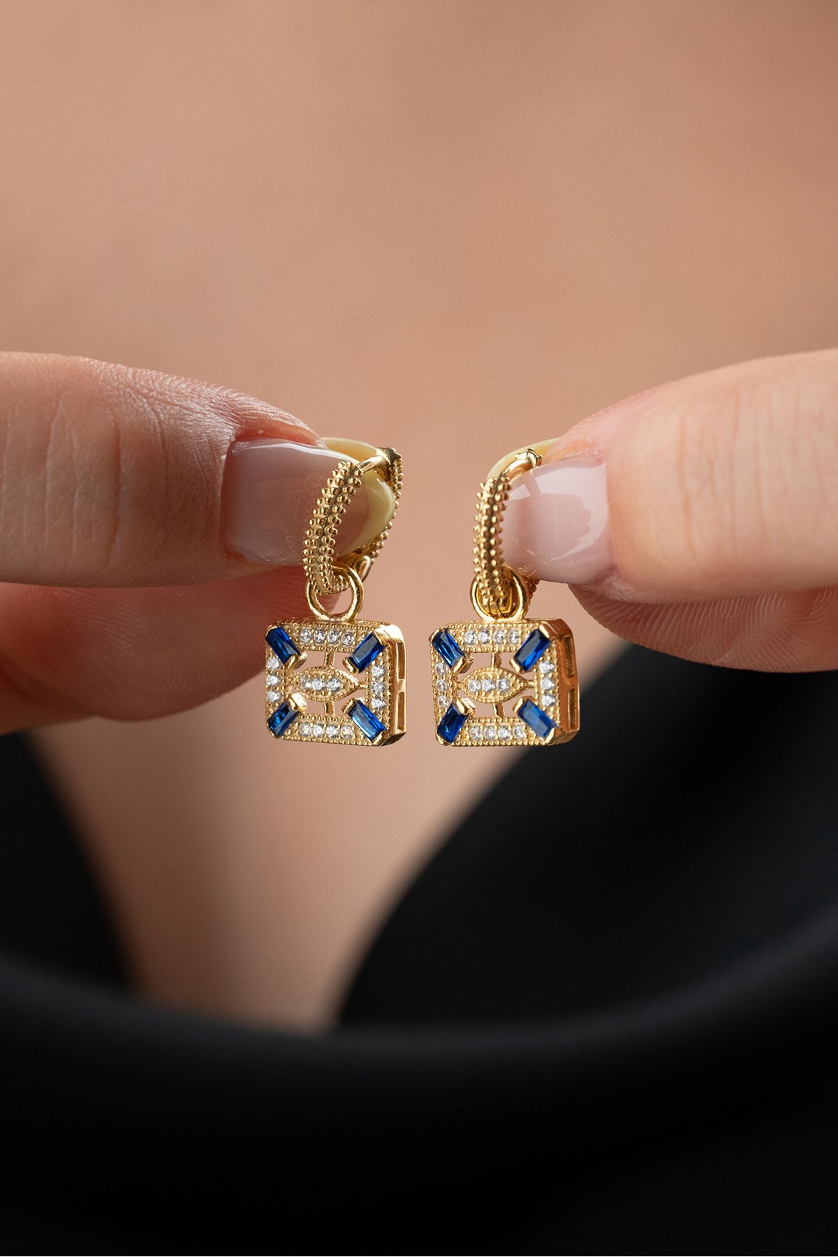 Silvano Jewelry 925 Ayar Gümüş Zirkon Taşlı Kadın Küpe