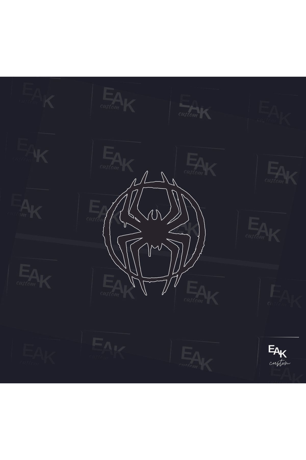 eakcustom ÖRÜMCEK oto sticker (8cm x 9cm)