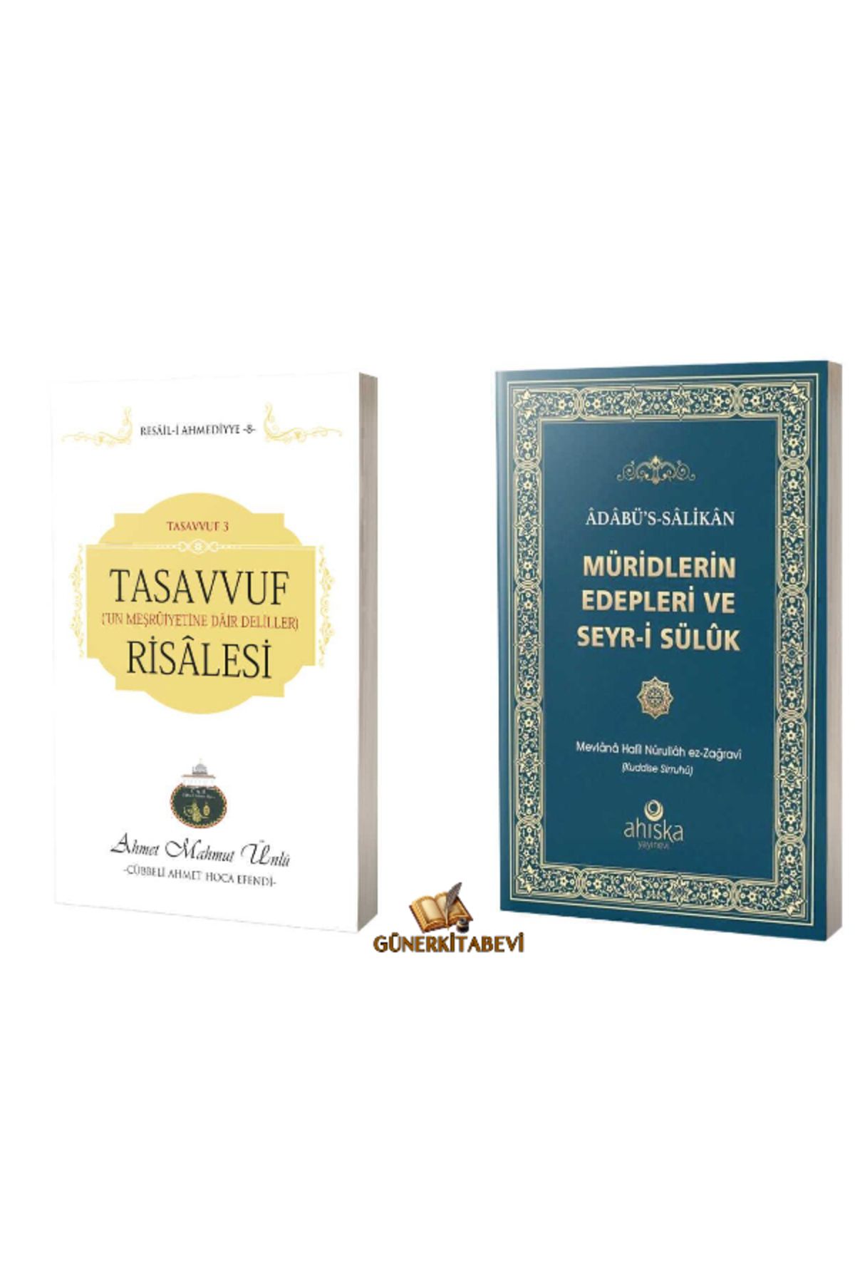 Ahıska Yayınevi Tasavvuf Risalesi & Müridlerin Edepleri ve Seyri Sülük 2 kitap