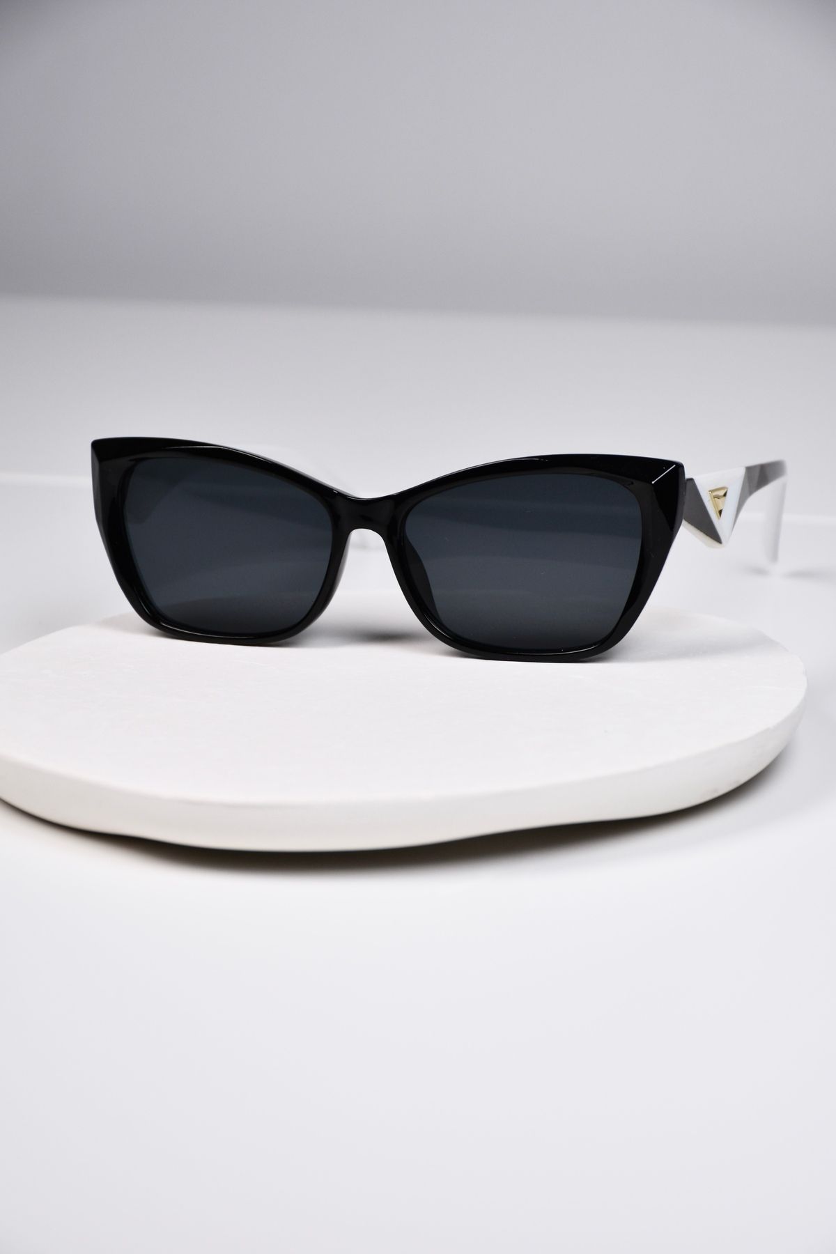 LOOKUP NEW Unisex Kadın Erkek Uv400 Korumalı Cam Değişimi Kemik Kare Dikdörtgen Metal Güneş Gözlüğü