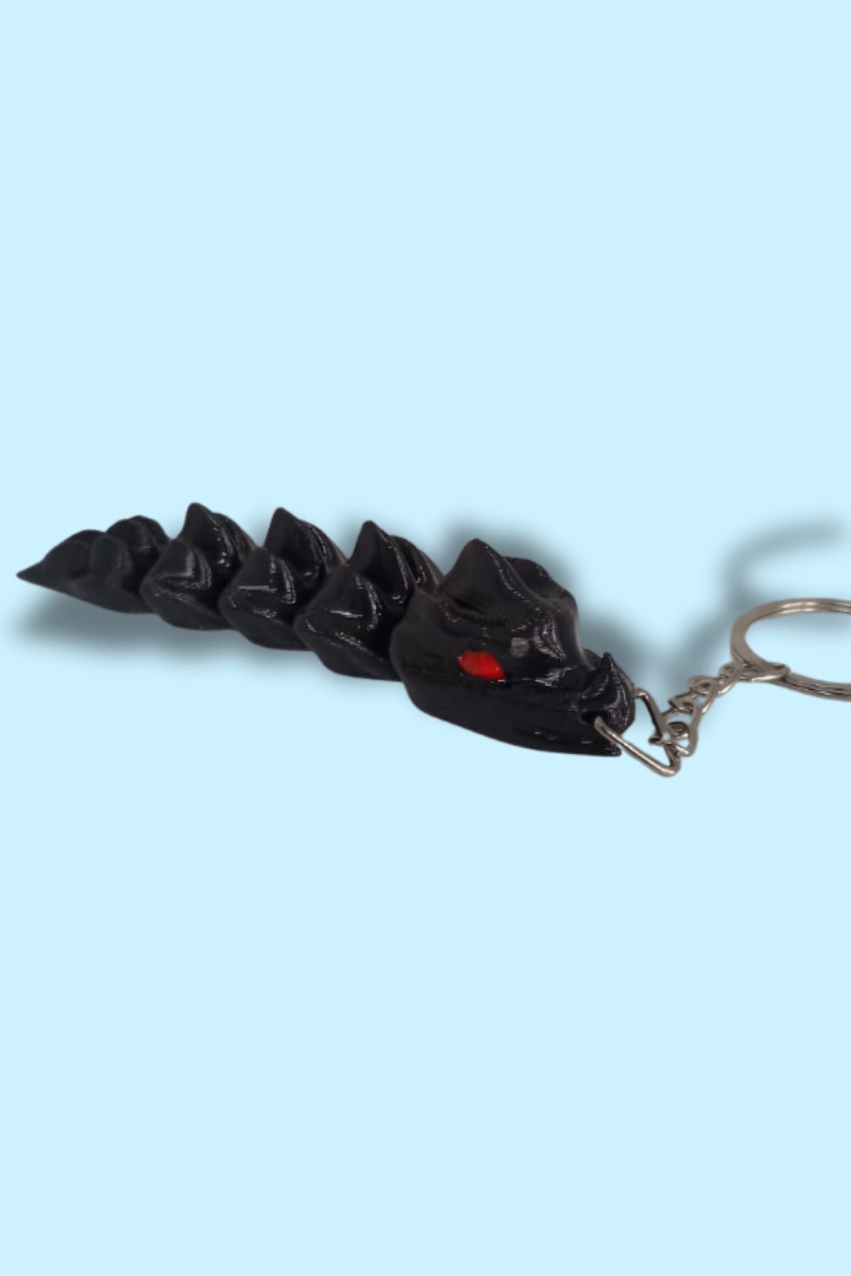 SevindirenŞeyler HAREKETLİ YAVRU DRAGON EJDERHA ANAHTARLIK ÇANTA SÜSÜ CHARM 3D PLA BASKI