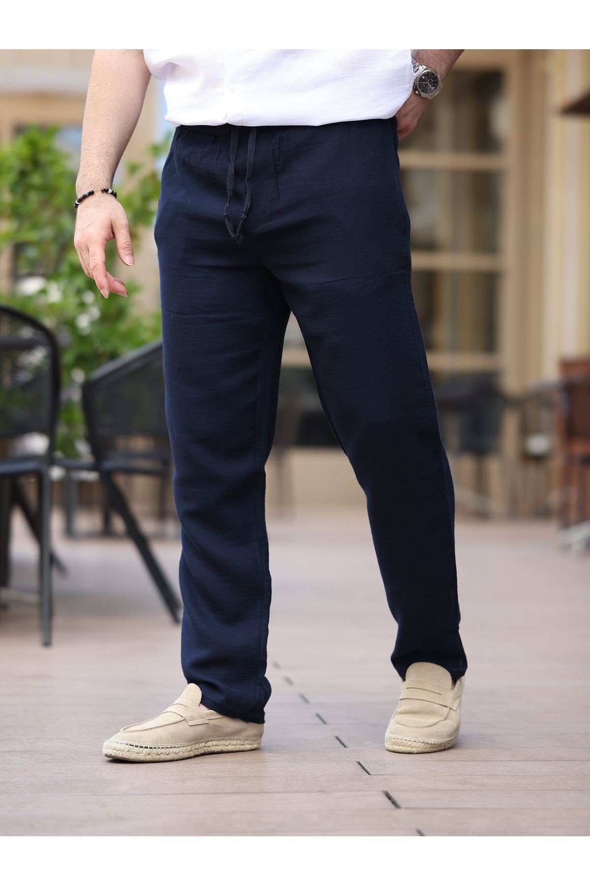 BASEL.CO Müslin Kumaş Hafif Rahat Jogger