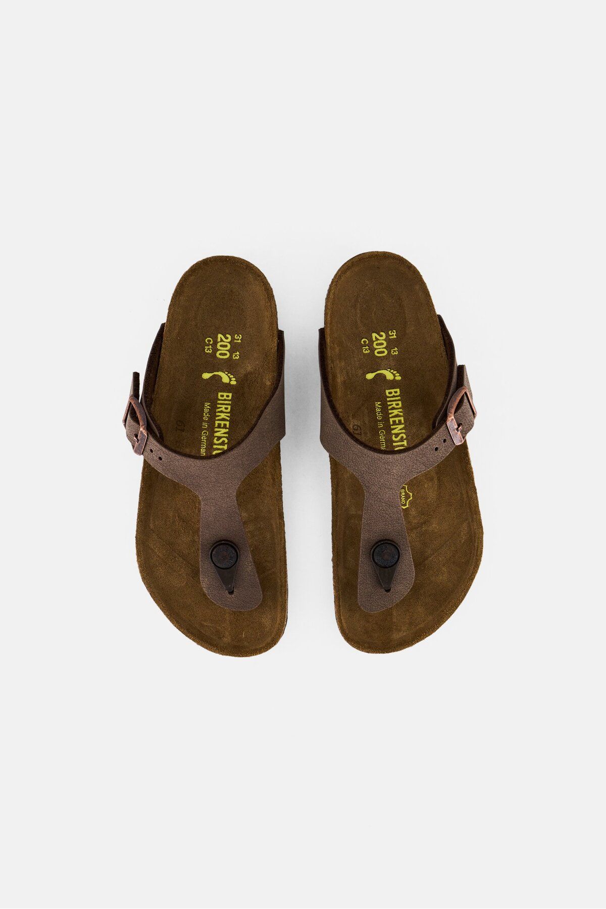 Birkenstock-صندل فلين سهل الارتداء للبنات، بني 3