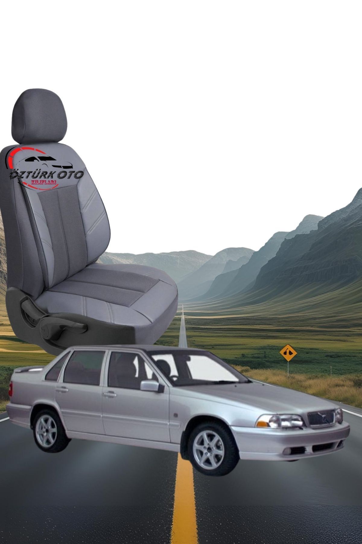 MEVLÜT ÖZTÜRK OTO KILIFLARI Akik Serisi Volvo S70 Tam Set Oto Koltuk Kılıfı