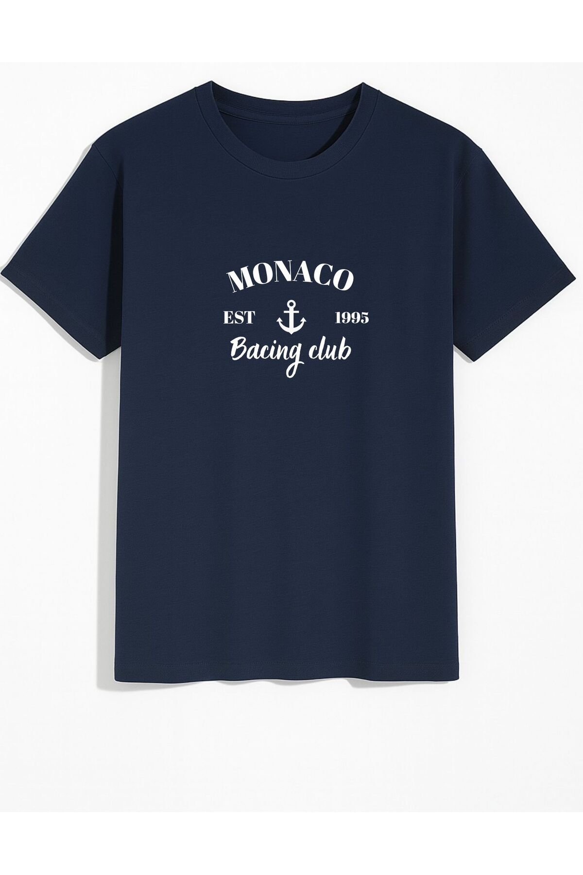 AFROGİYİM Unisex Monaco Baskılı T-Shirt
