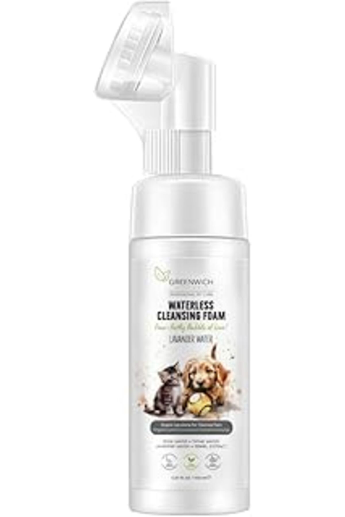 Mu Art Ahşap Greenwich Organik Içerikli Kedi Köpek Temizleme Köpüğü 150 ml | Pati Ve Vücut | Kuru Şampuan | Tüy