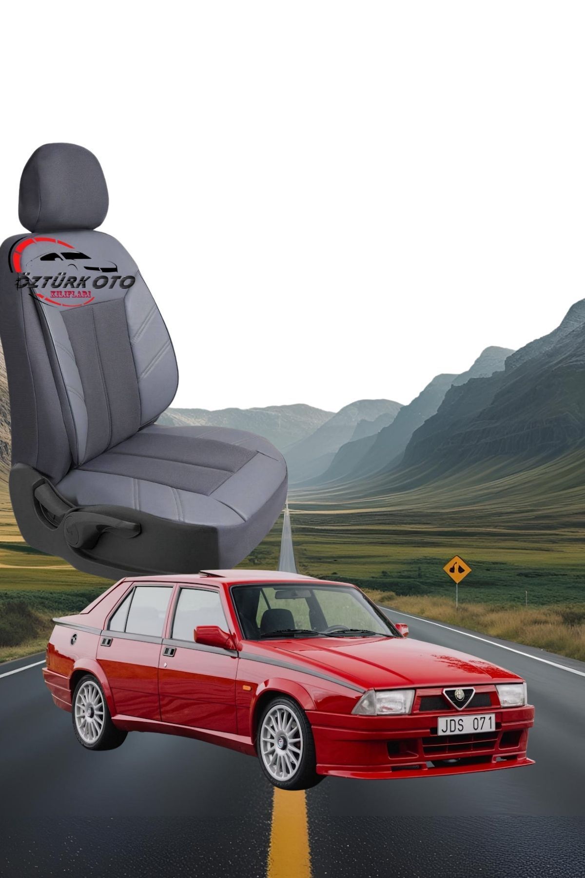 MEVLÜT ÖZTÜRK OTO KILIFLARI Akik Serisi Alfaromeo 75 Tam Set Oto Koltuk Kılıfı