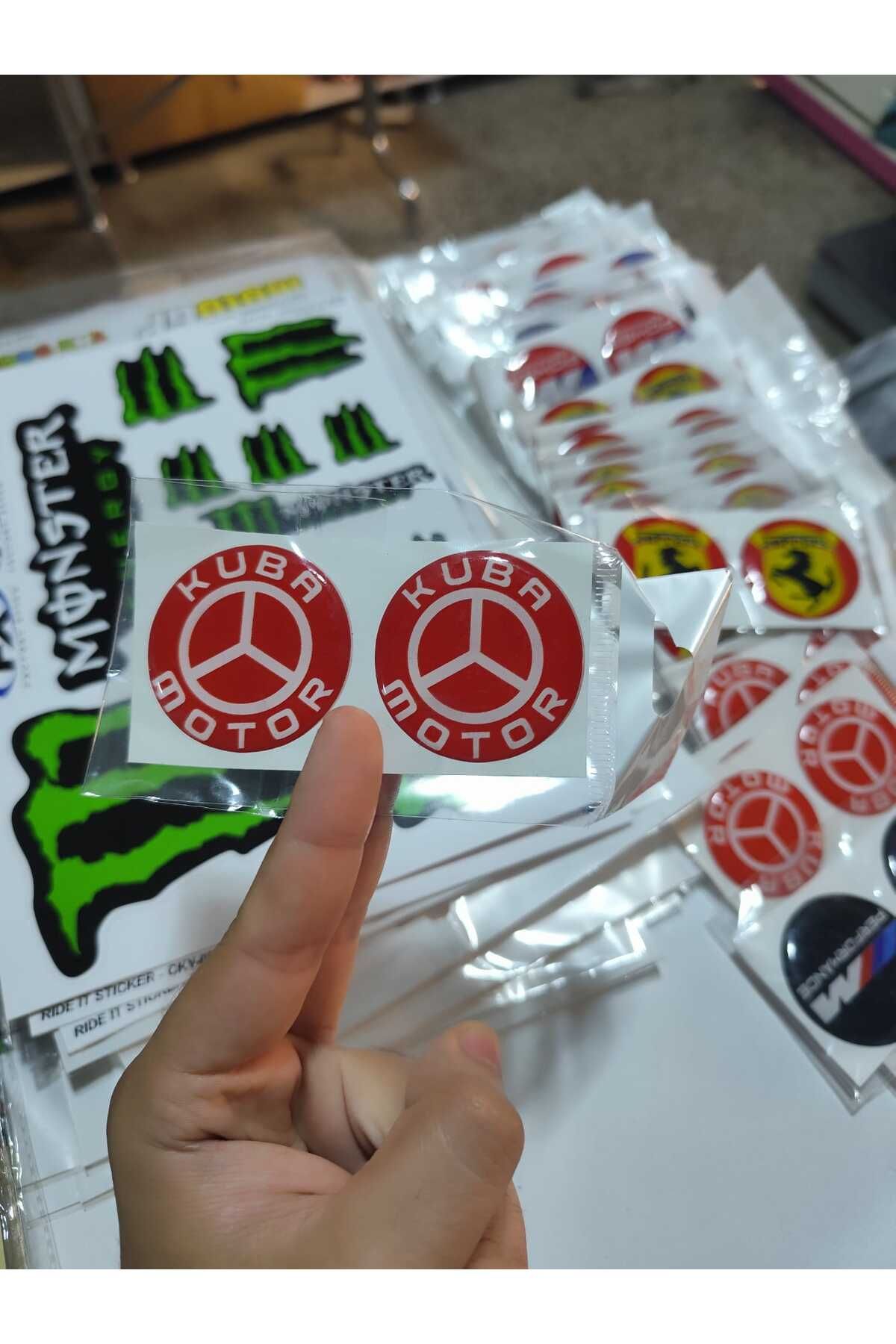 HZN MOTOR Motosiklet Damla Sticker Kuba Motor Damla Sticker Aksesuar Modifiye