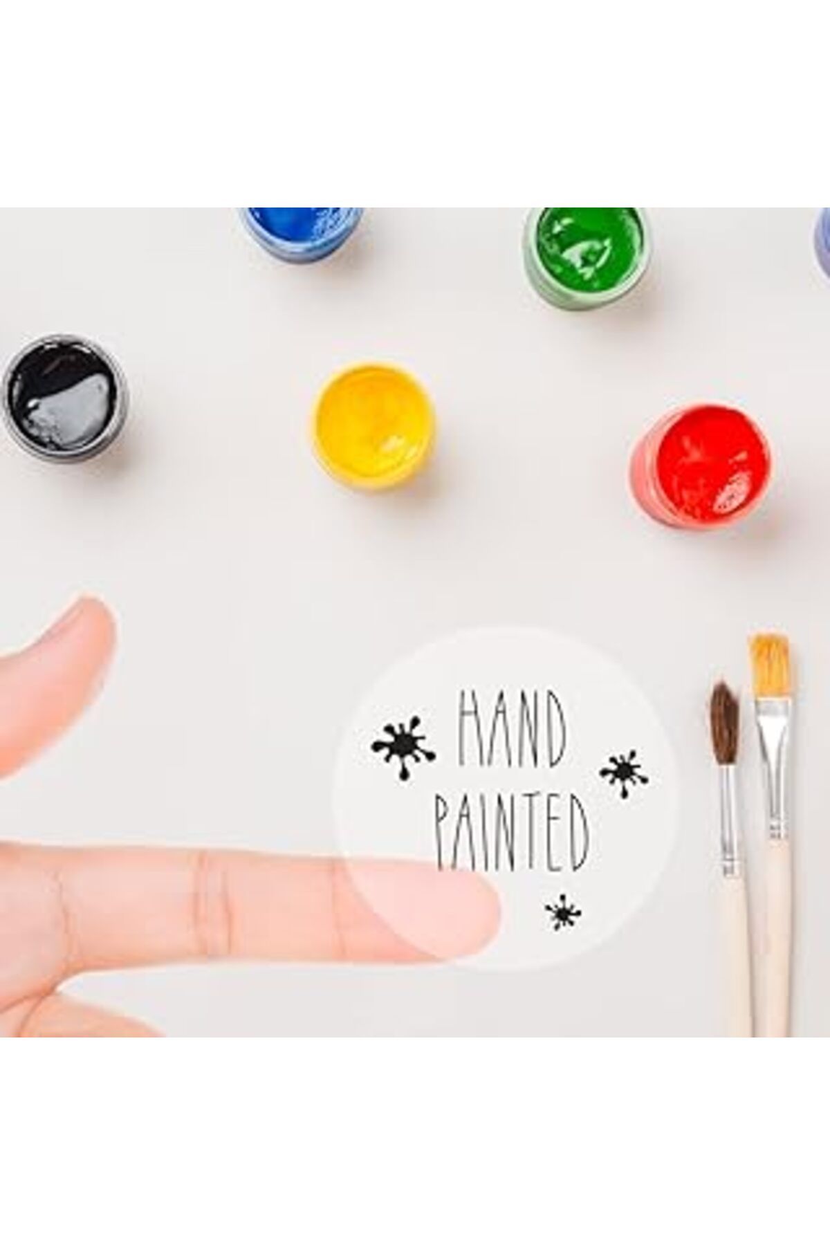Mu Art Ahşap Bimotif Şeffaf Sticker, Hand Painted 2 Sayfa